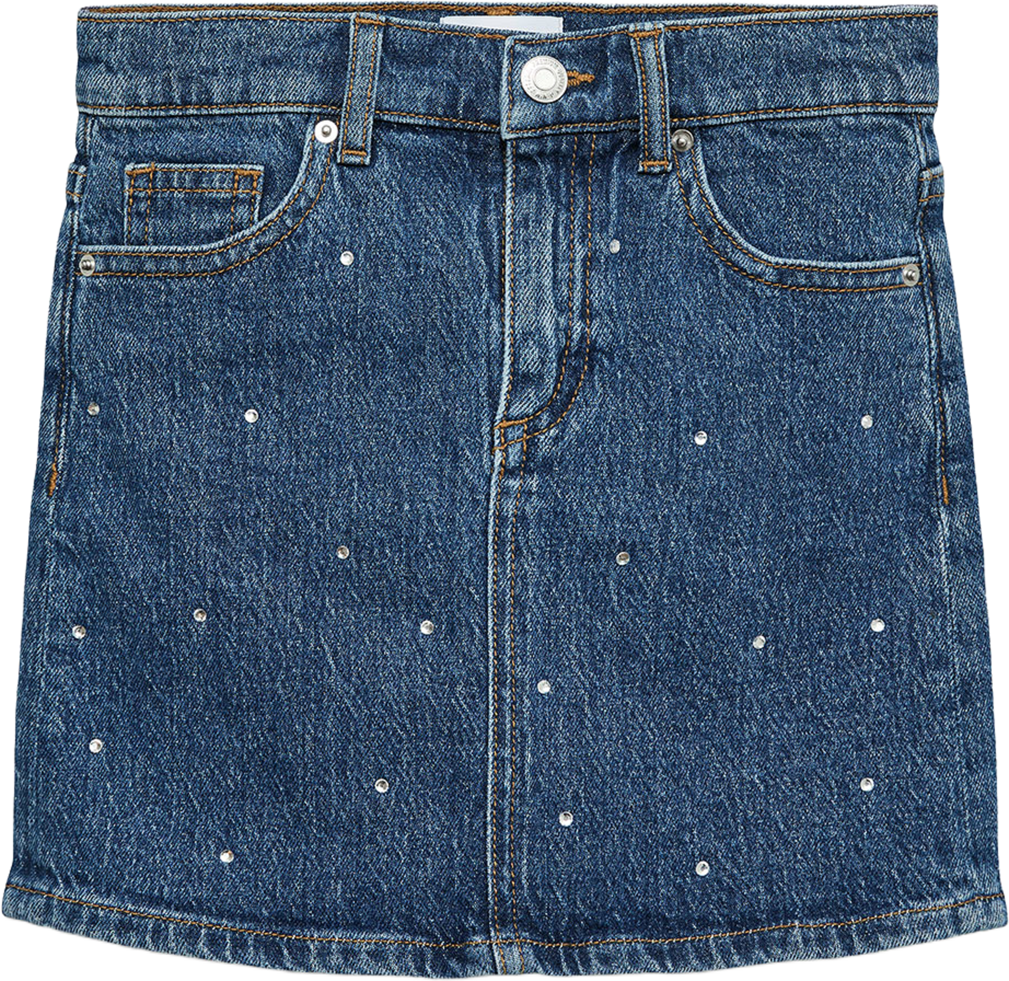 Tessa Denim Skirt, från Vero Moda Girls, i färgen Medium Blue Denim. Klicka för att öppna bilden i stort format