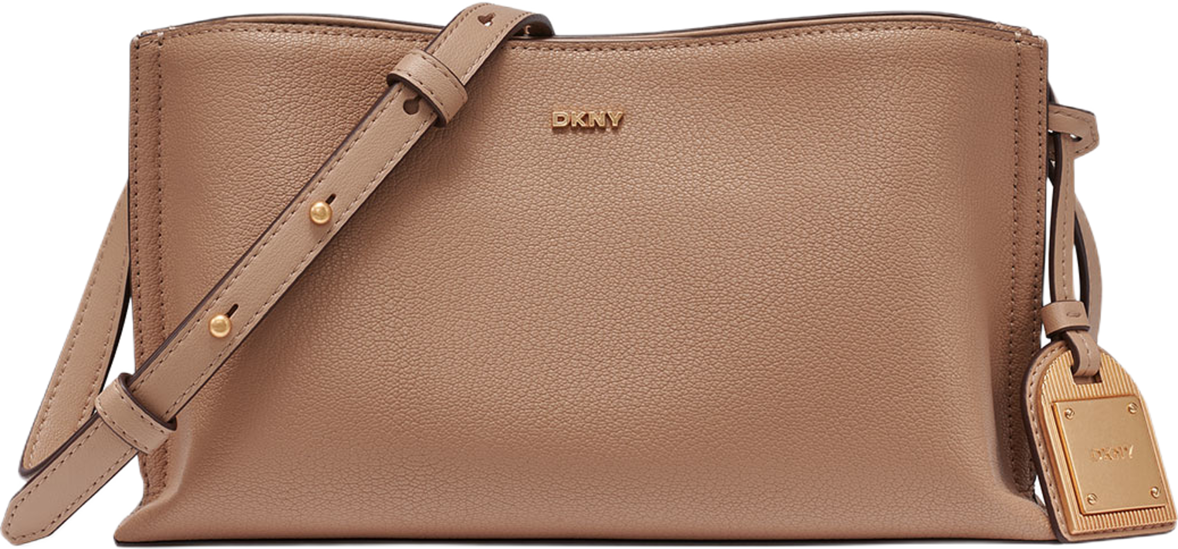 Alya Crossbody, från DKNY, i färgen Cappucino. Klicka för att öppna bilden i stort format