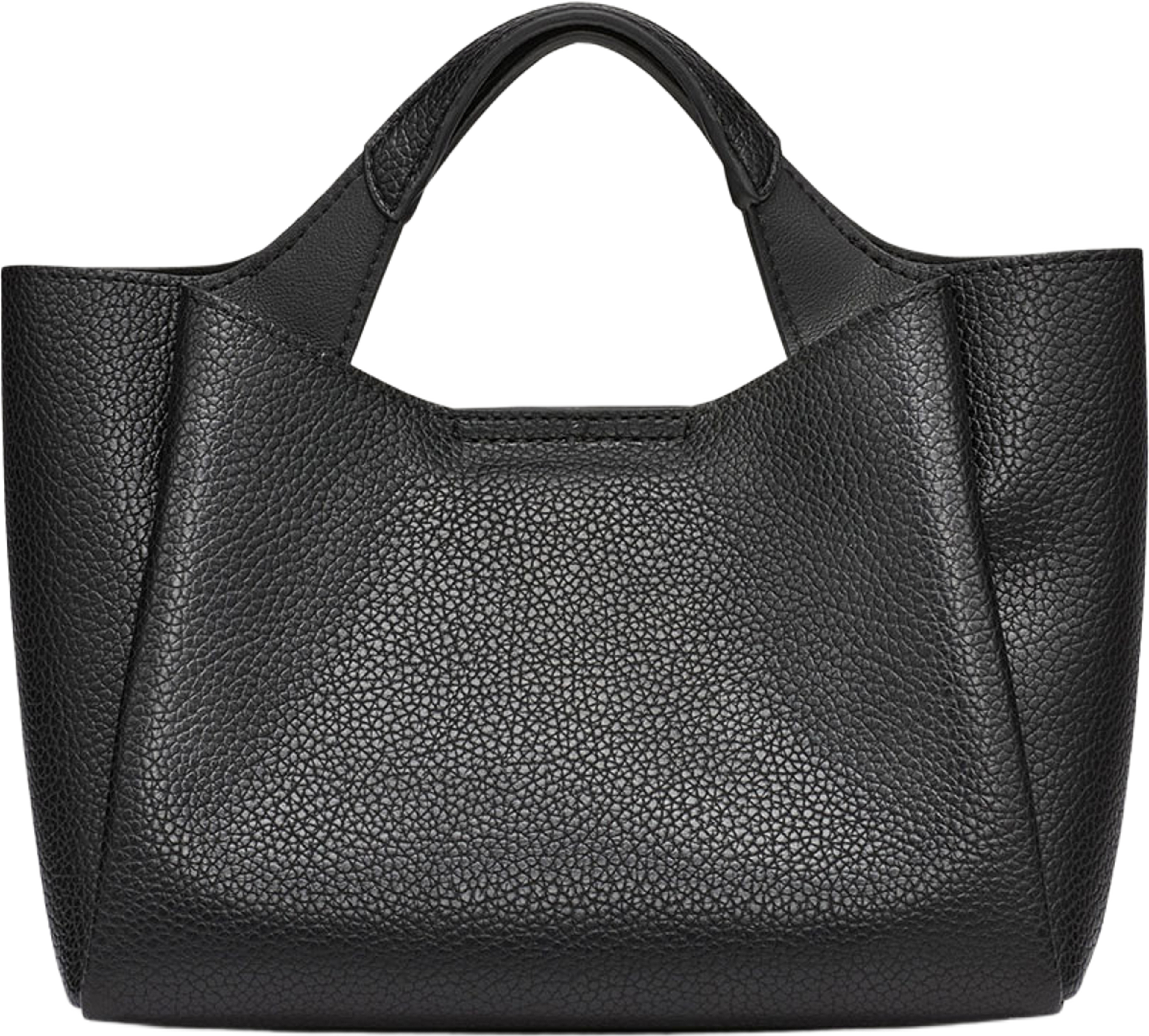 WILLA MINI SATCHEL, från DKNY, i färgen Black/Silver. Klicka för att öppna bilden i stort format