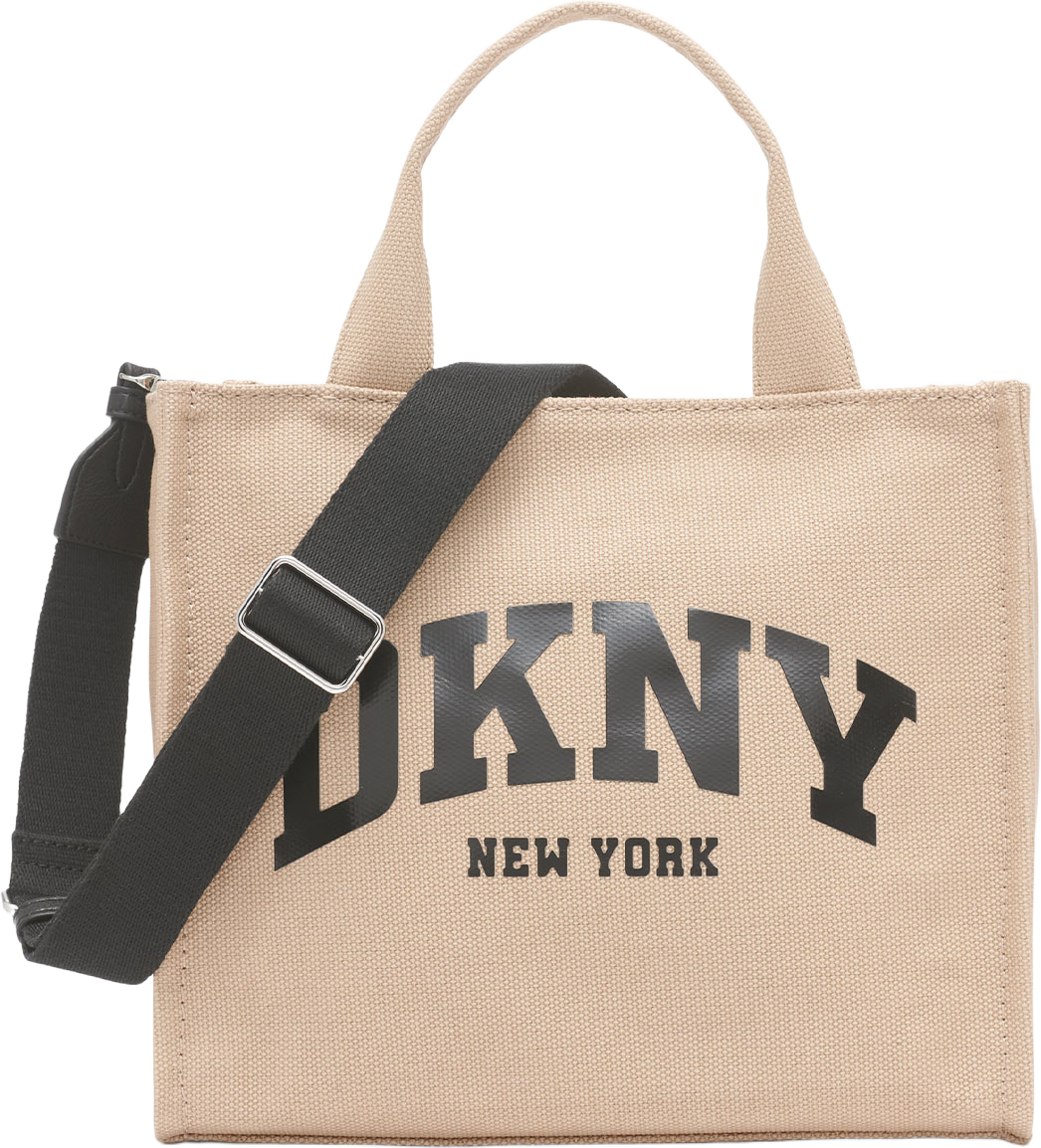 HADLEE MD T TE, från DKNY, i färgen Lt Khaki/Black. Klicka för att öppna bilden i stort format