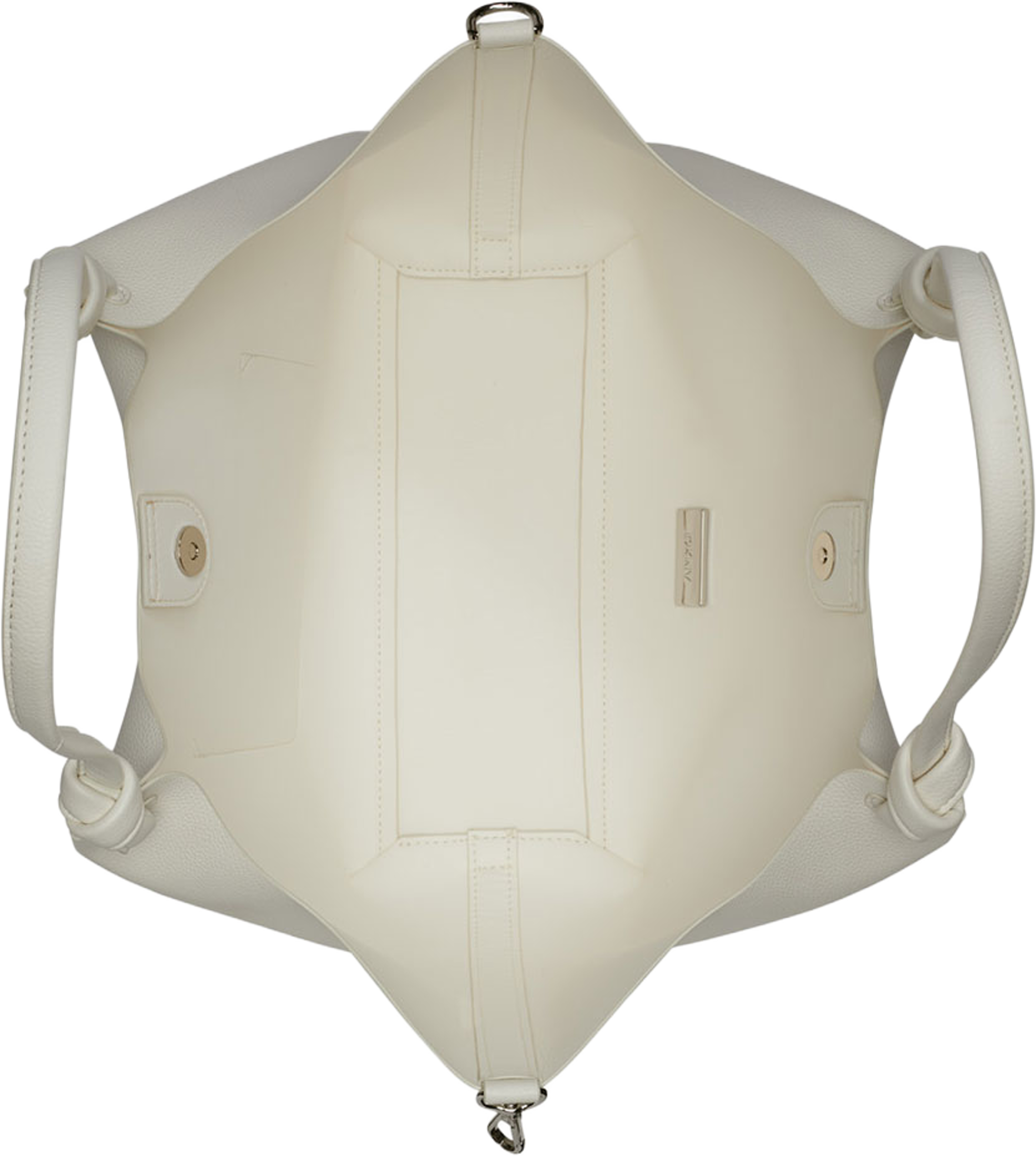 Paula Commuter Medium Tote, från DKNY, i färgen Marshmallow. Klicka för att öppna bilden i stort format