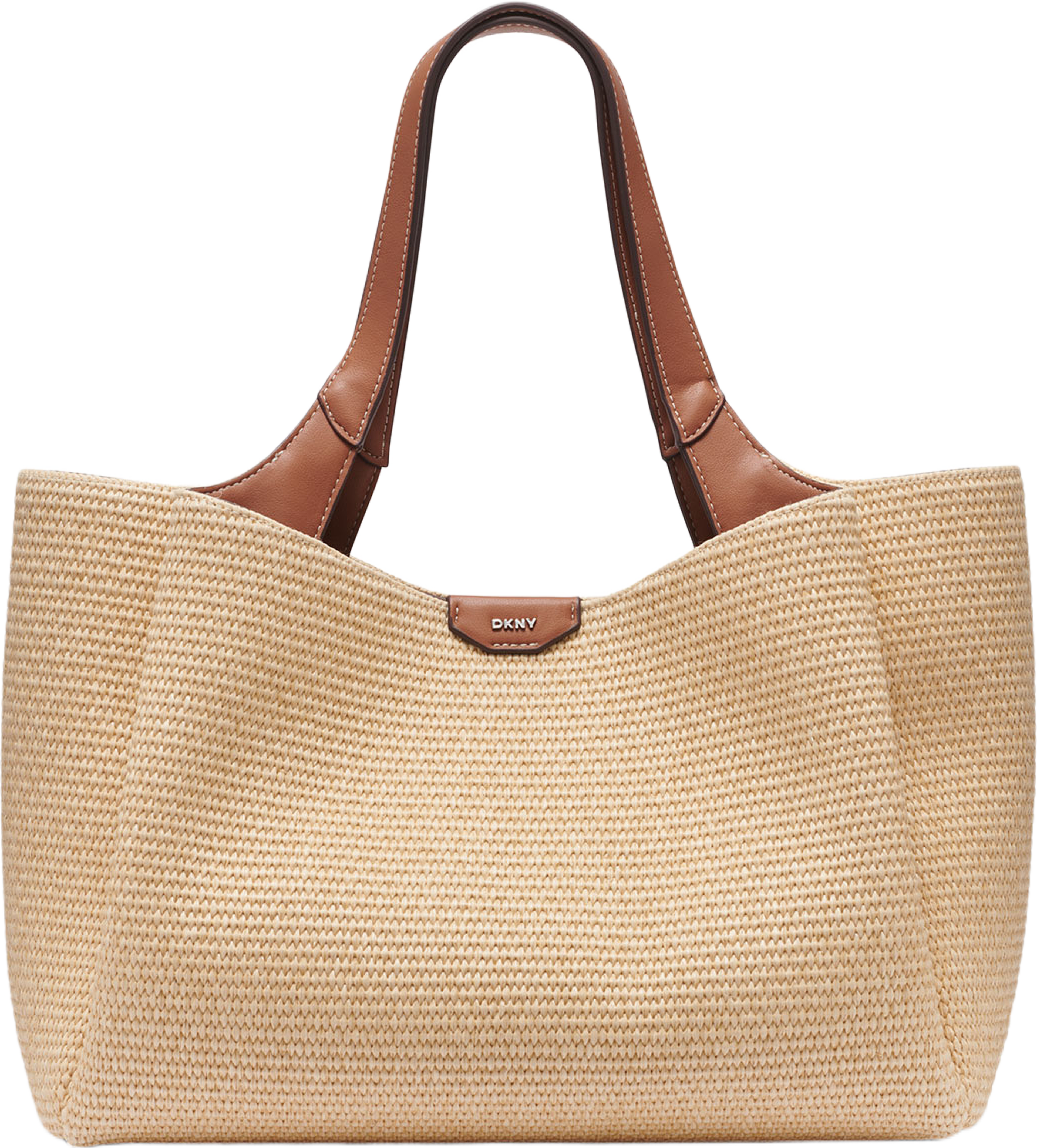 WILLA TOTE, från DKNY, i färgen Natural/Saddle. Klicka för att öppna bilden i stort format