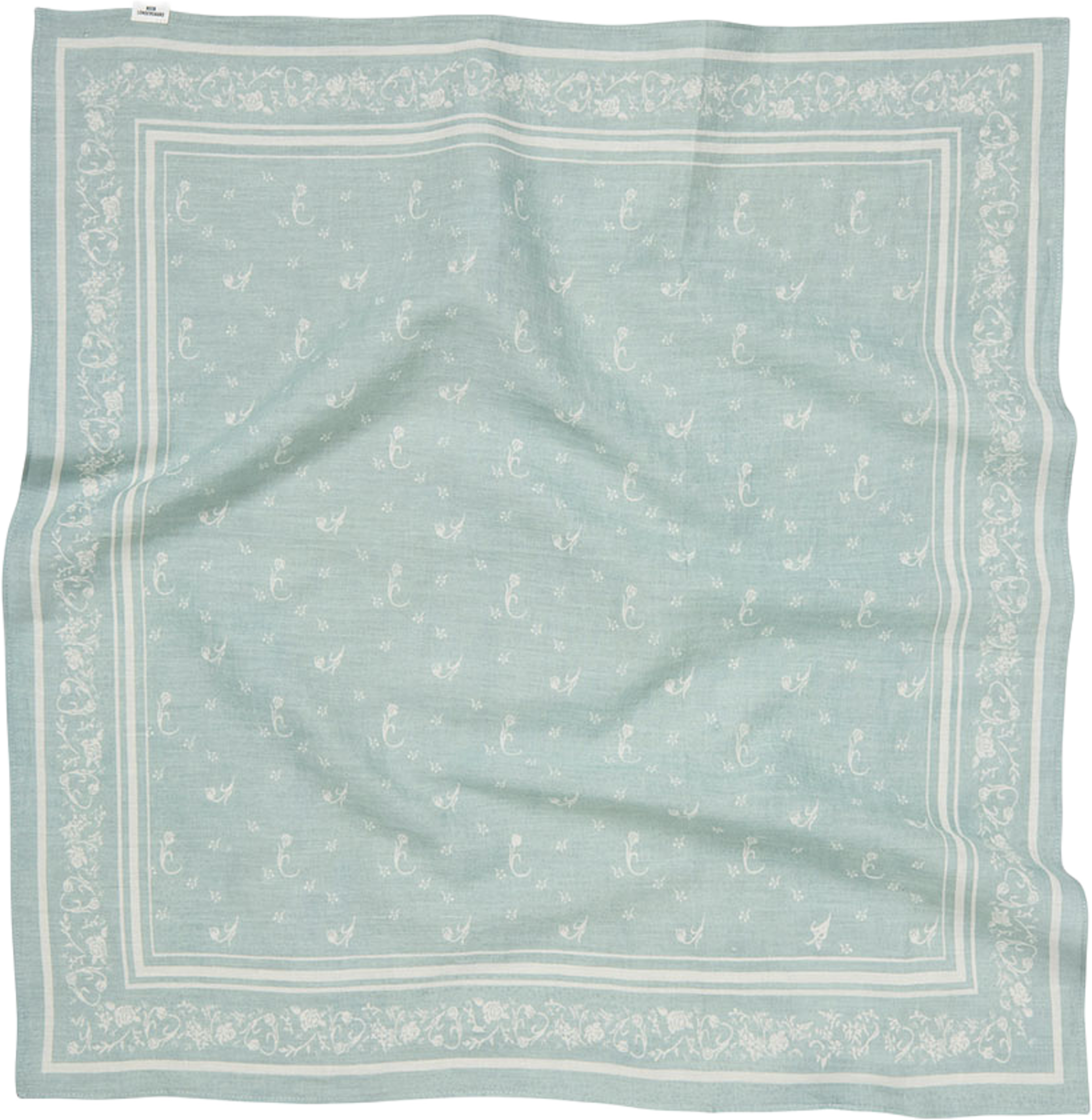 Tulipa Cotta Scarf, från Becksöndergaard, i färgen Silver Blue. Klicka för att öppna bilden i stort format