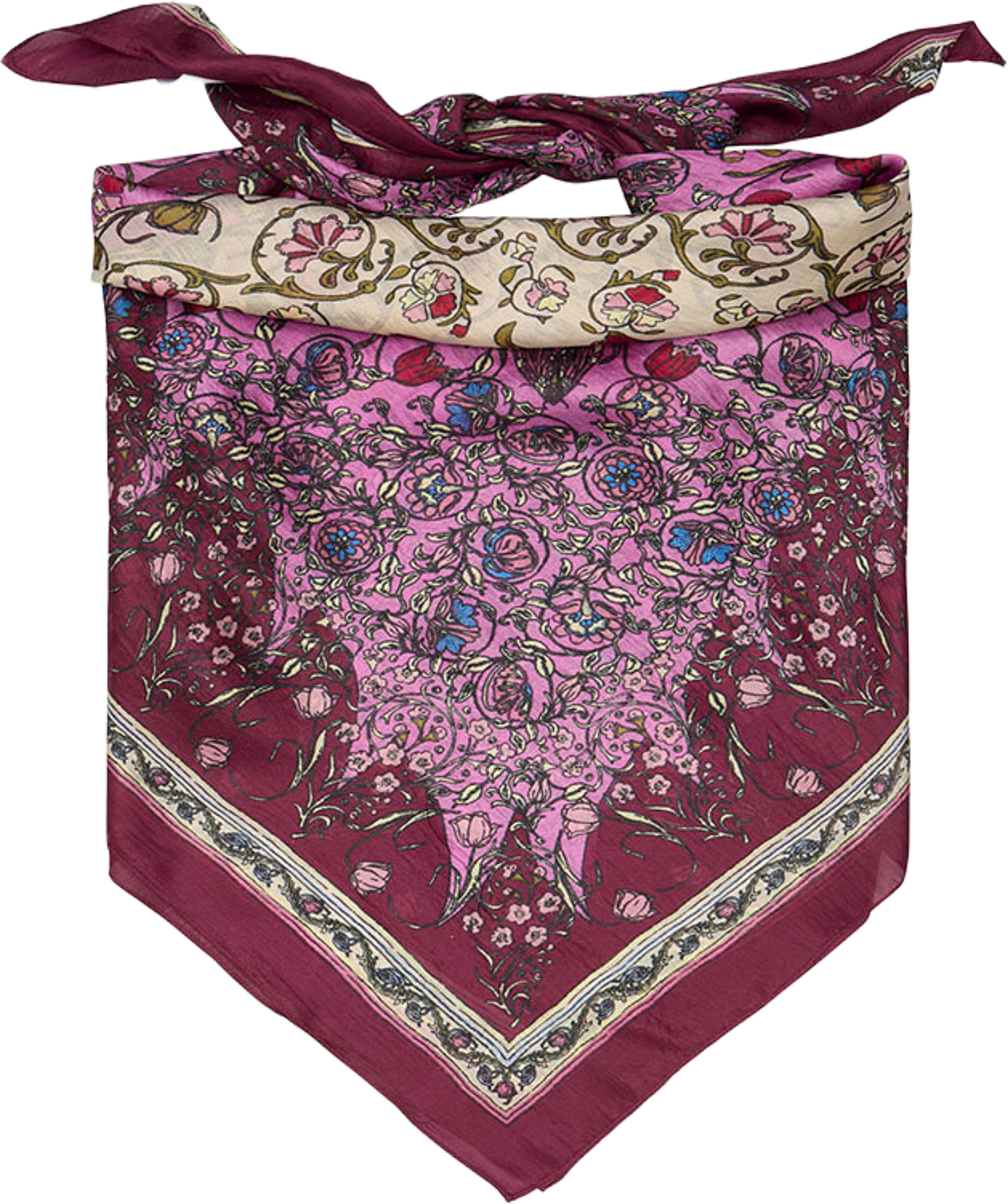 Gardenparty Taby Sia Scarf, från Becksöndergaard, i färgen Vivacious Pink. Klicka för att öppna bilden i stort format