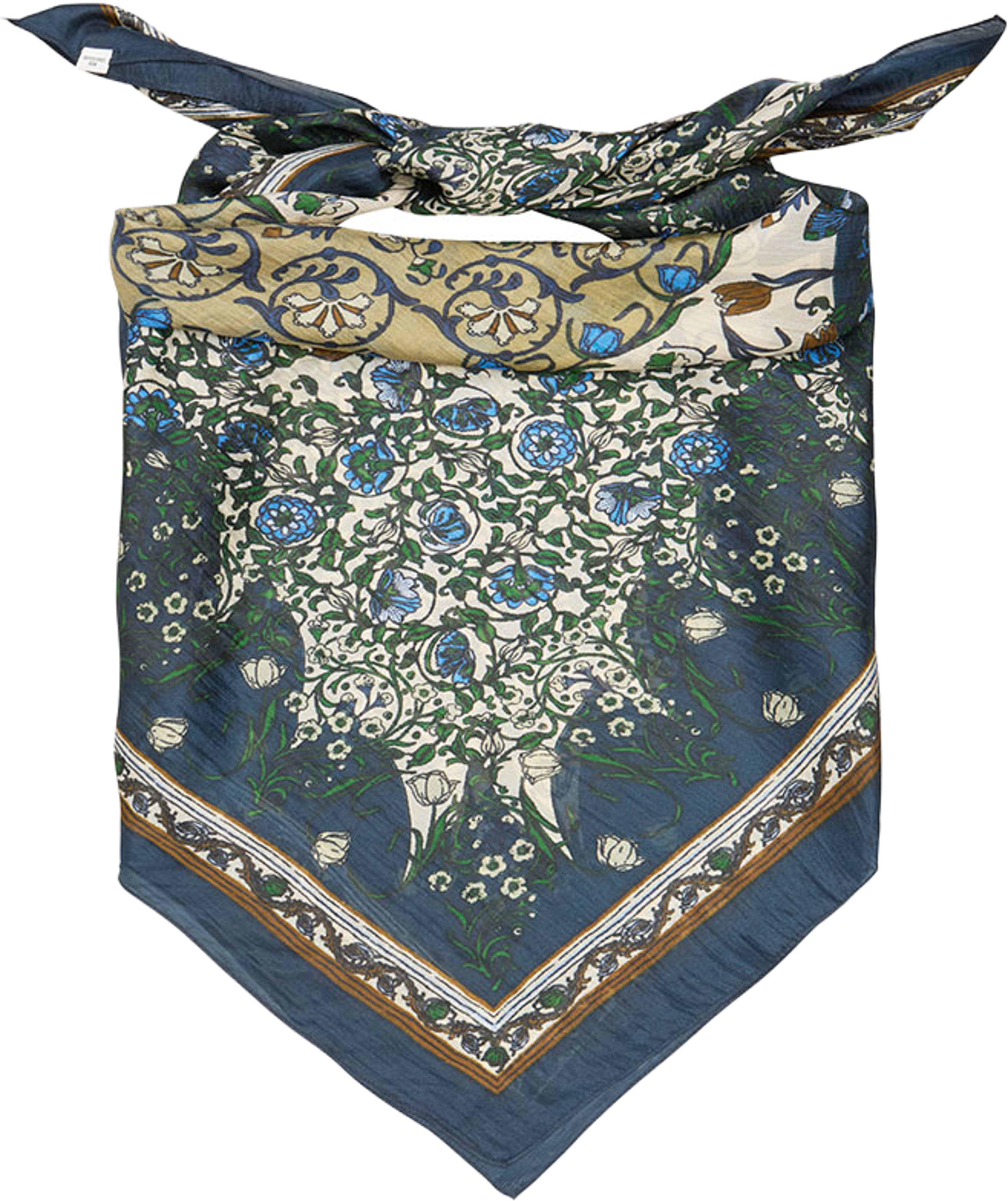 Gardenparty Taby Sia Scarf, från Becksöndergaard, i färgen Mediteal Green. Klicka för att öppna bilden i stort format