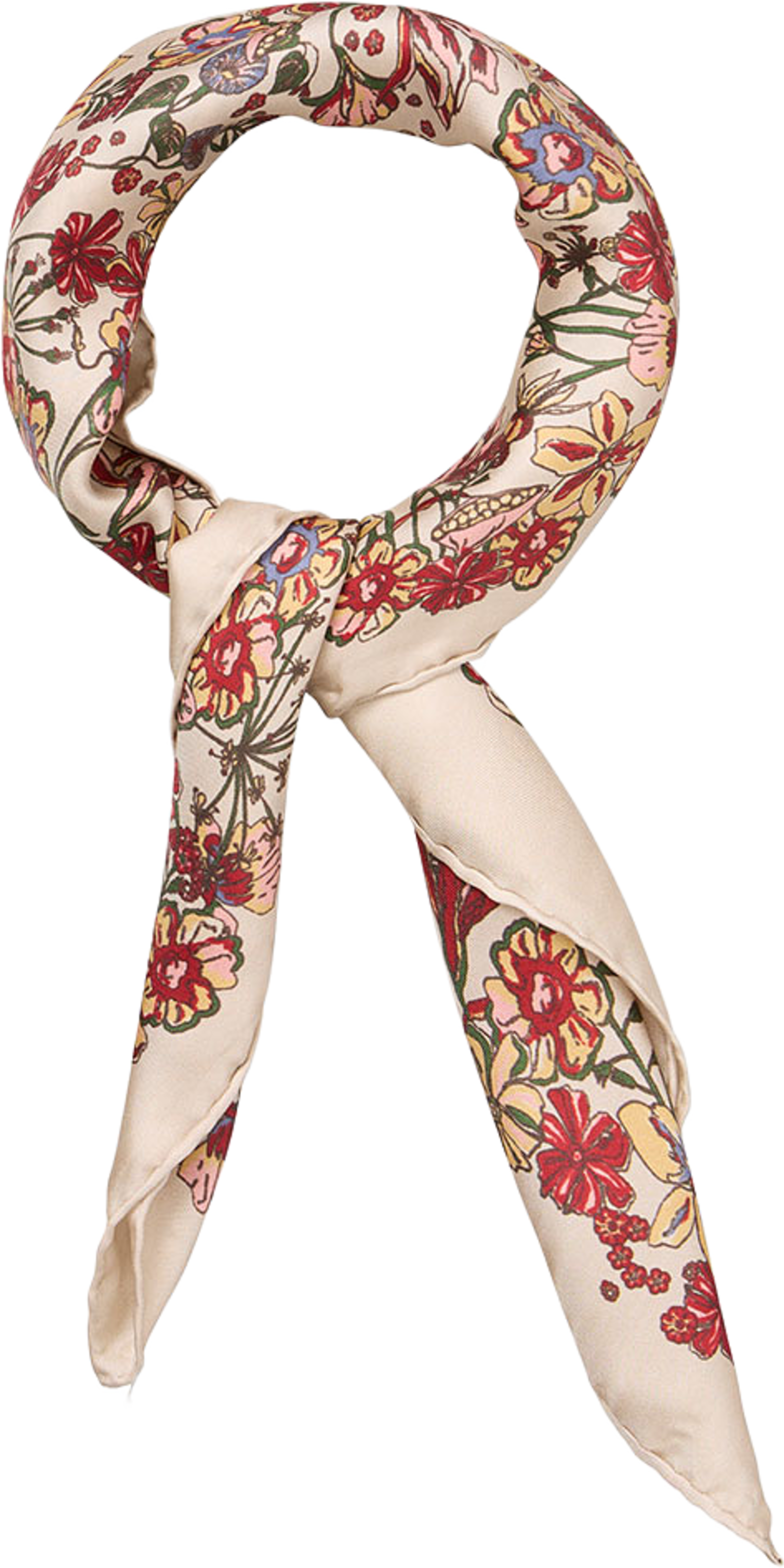 Gardenparty Cotta Scarf, från Becksöndergaard, i färgen Vivacious Pink. Klicka för att öppna bilden i stort format