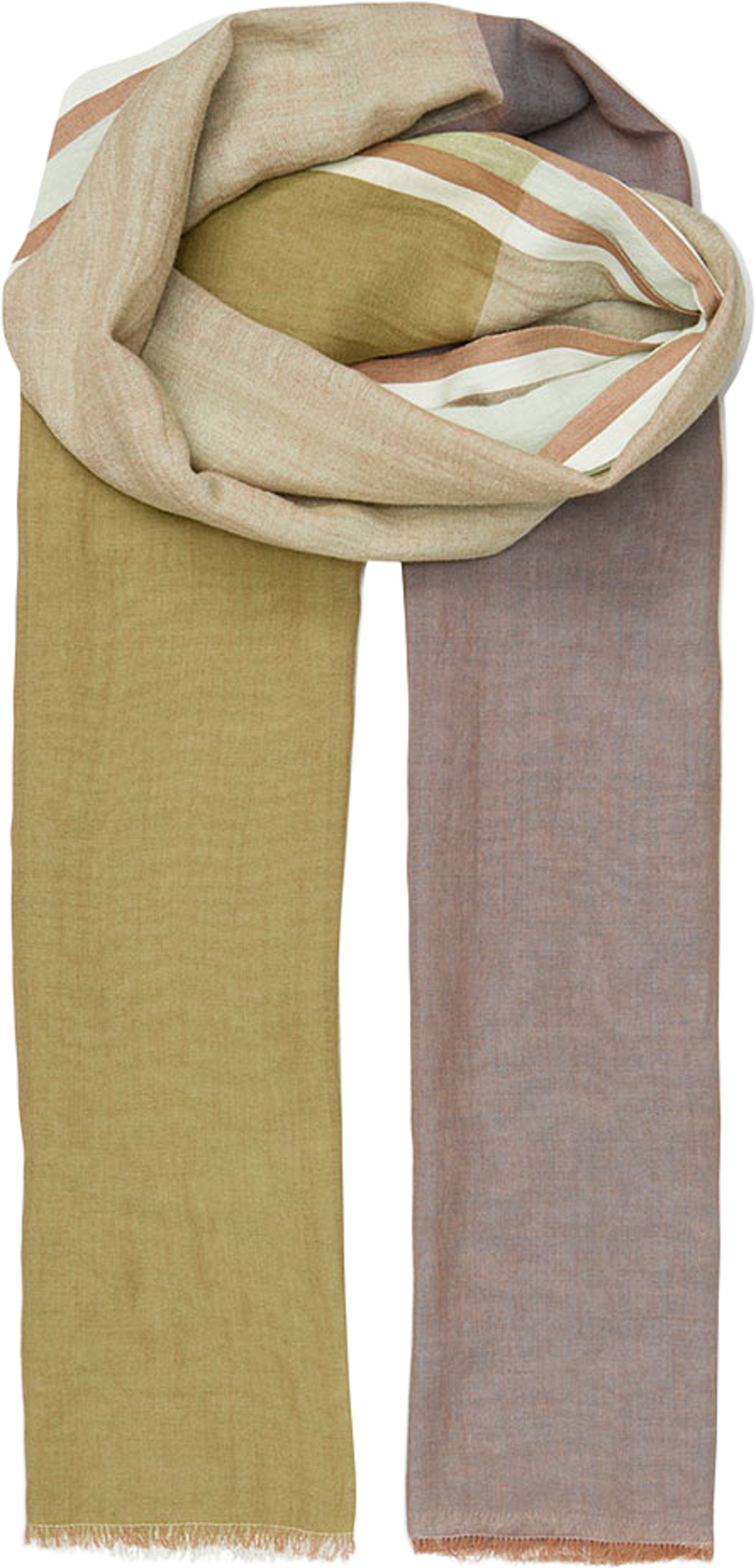 Kikko Cowea Scarf, från Becksöndergaard, i färgen Khaki Green. Klicka för att öppna bilden i stort format