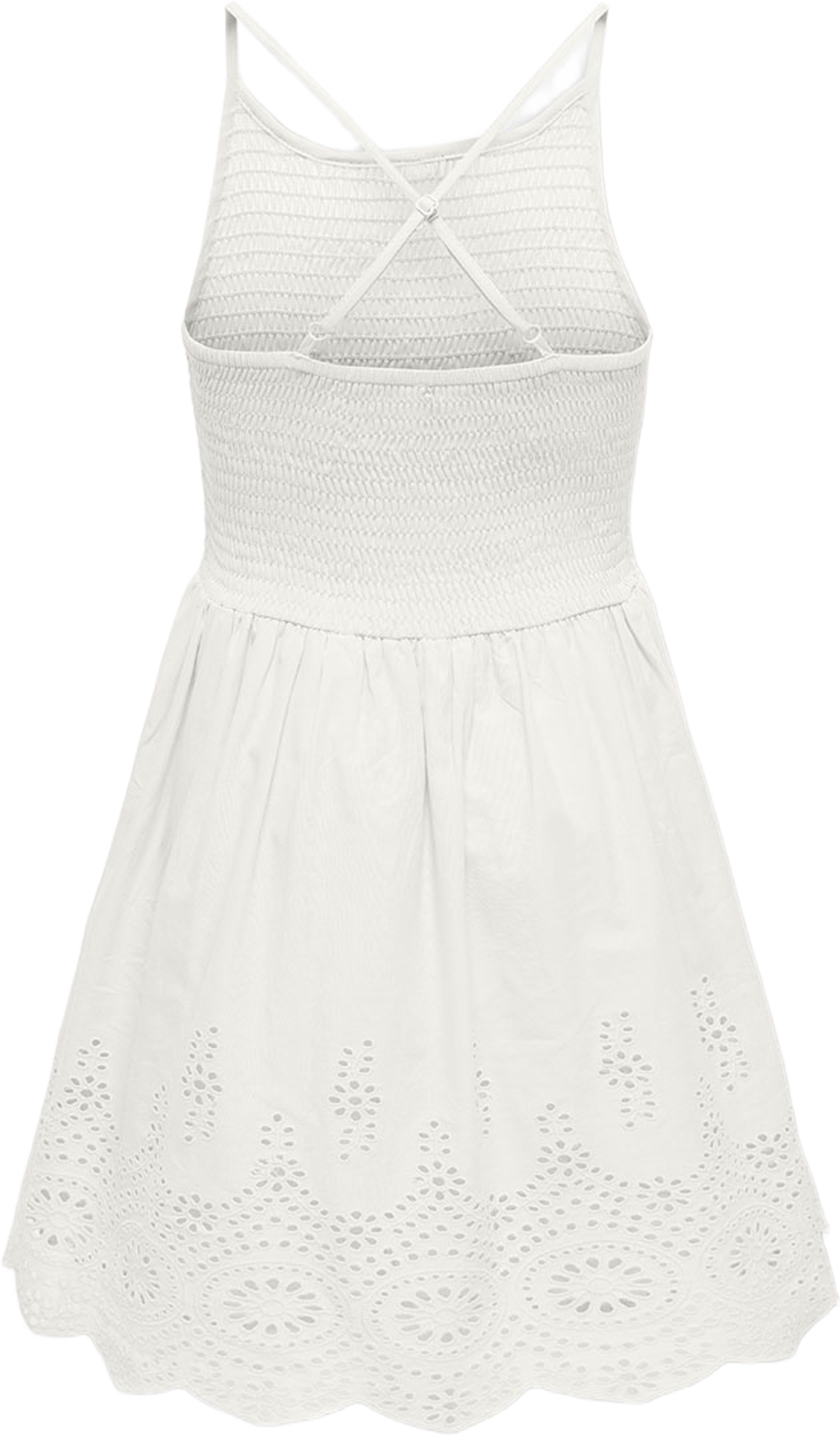 Bondi Strap Dress, från Only, i färgen Cloud Dancer. Klicka för att öppna bilden i stort format