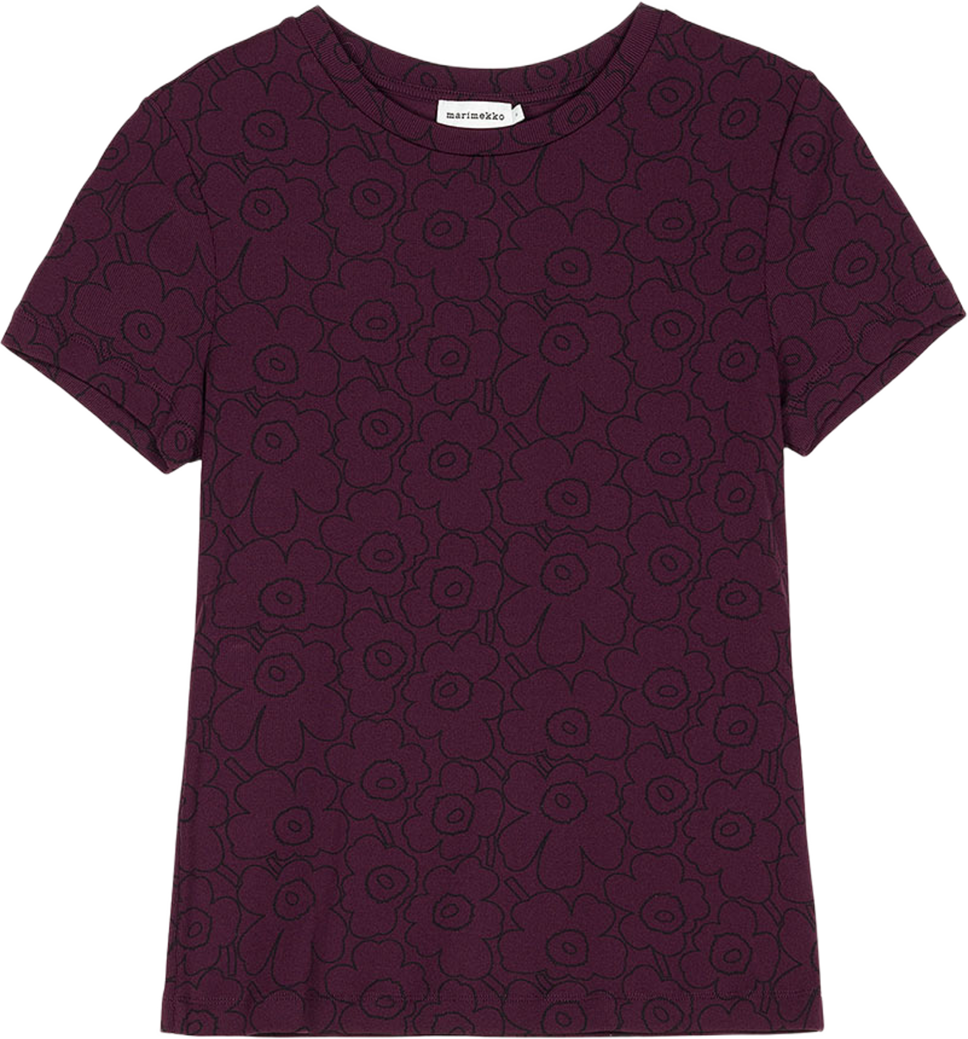 Suunta Piirto Unikko Shirt, från Marimekko, i färgen Dark Purple, Dark Blue. Klicka för att öppna bilden i stort format