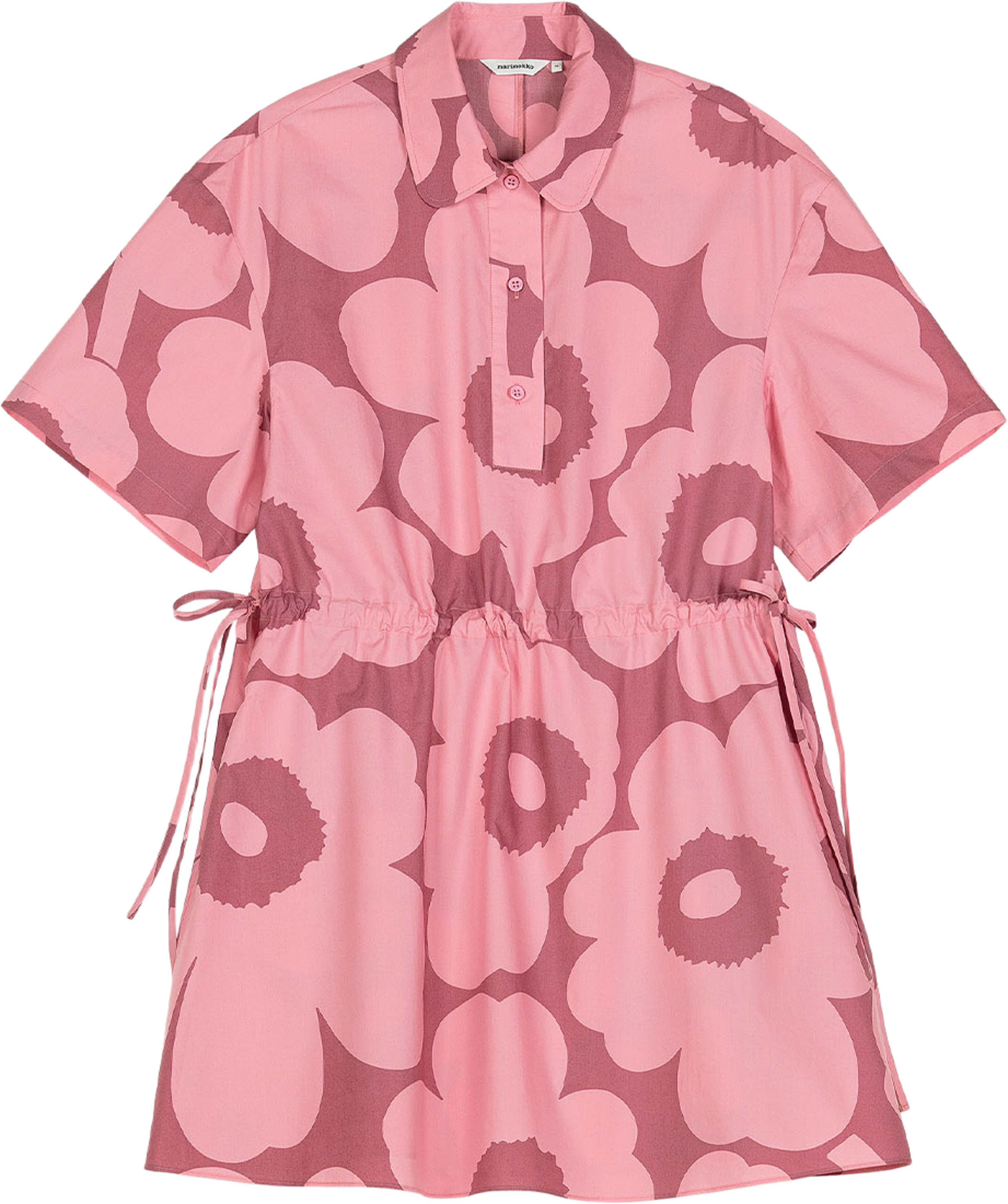 Katkelma Unikko Dress, från Marimekko, i färgen Rose, Dark Rose. Klicka för att öppna bilden i stort format