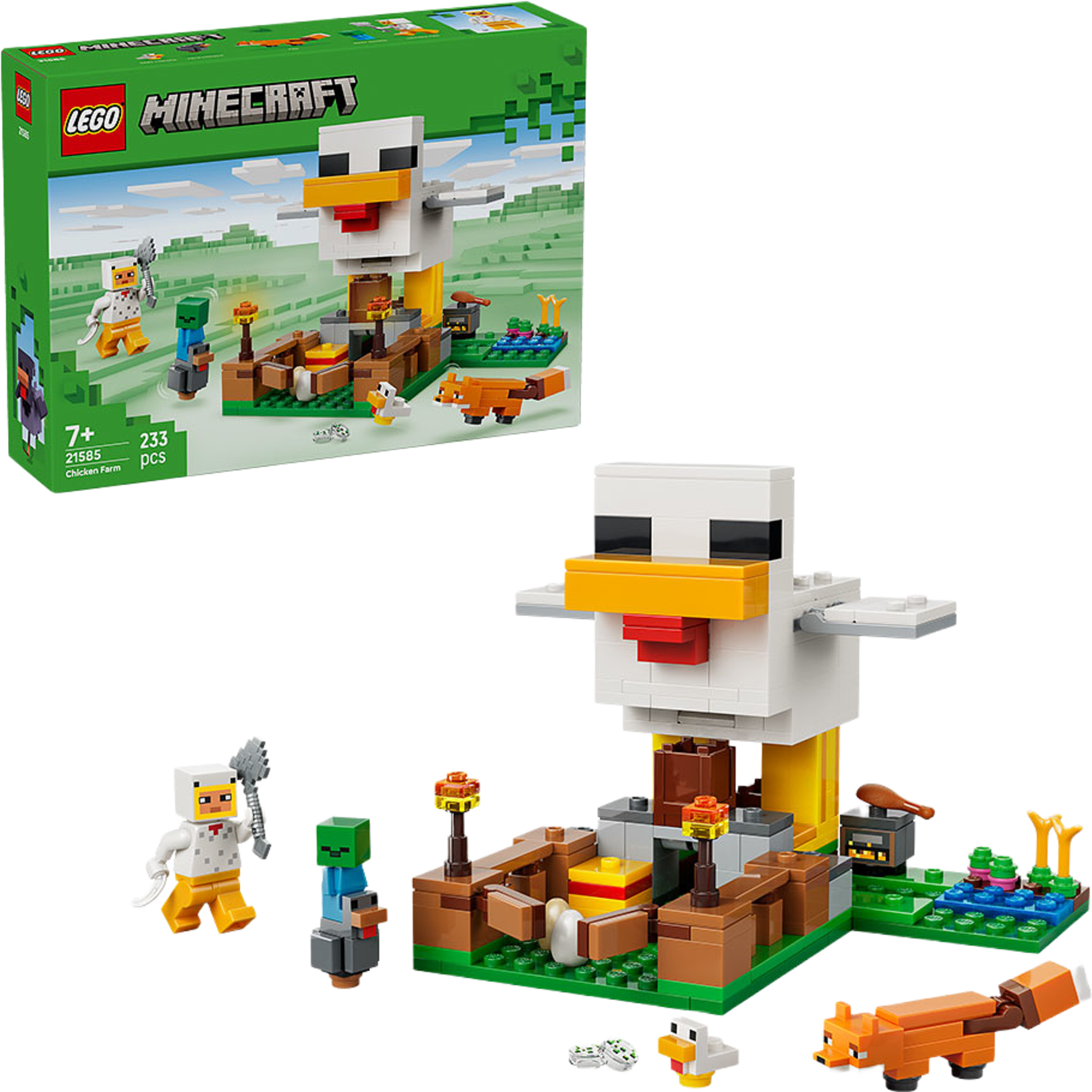 Hönsgård, från LEGO. Klicka för att öppna bilden i stort format