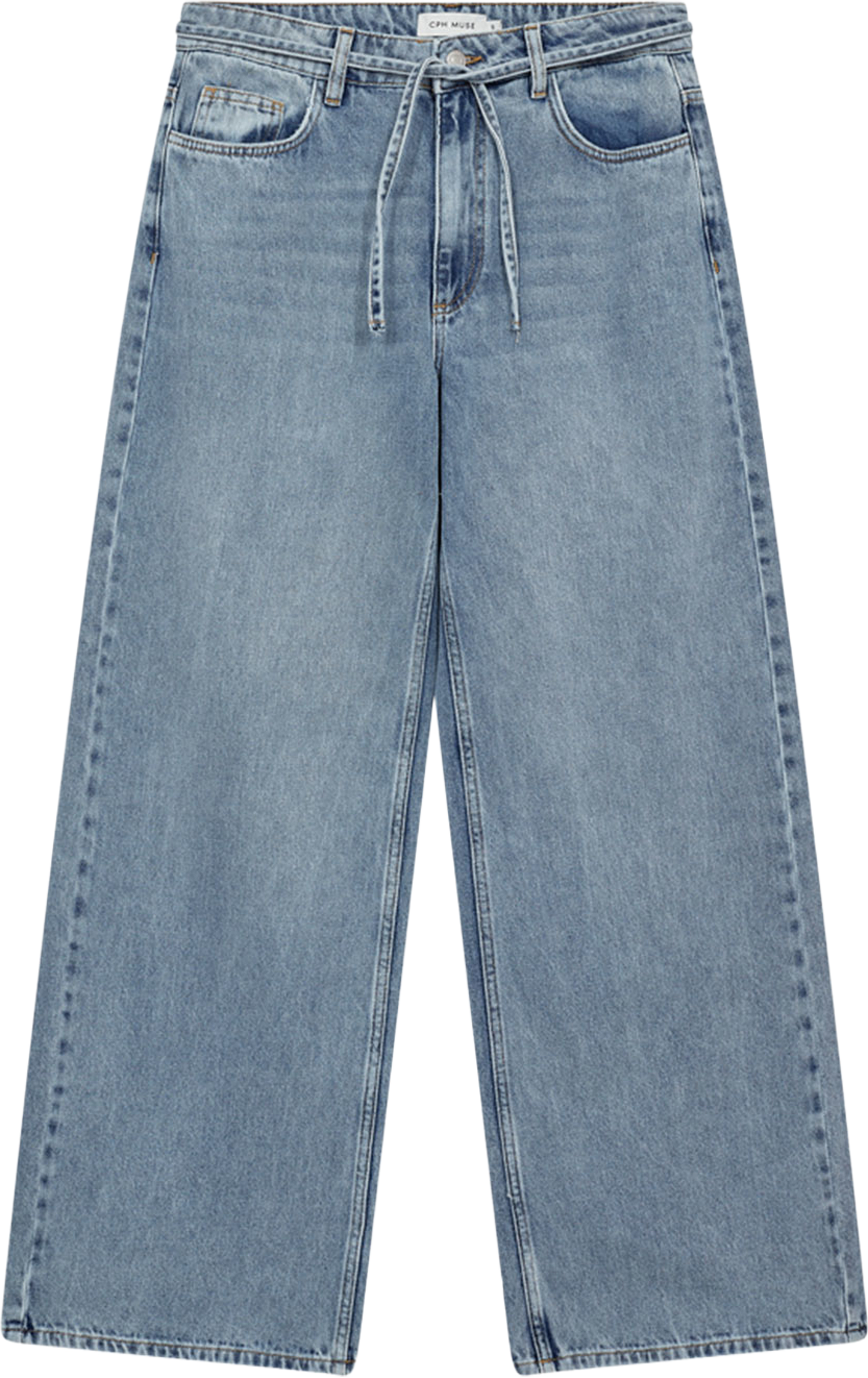 CMANORA-PANTS, från CPH Muse, i färgen Light Blue Denim. Klicka för att öppna bilden i stort format