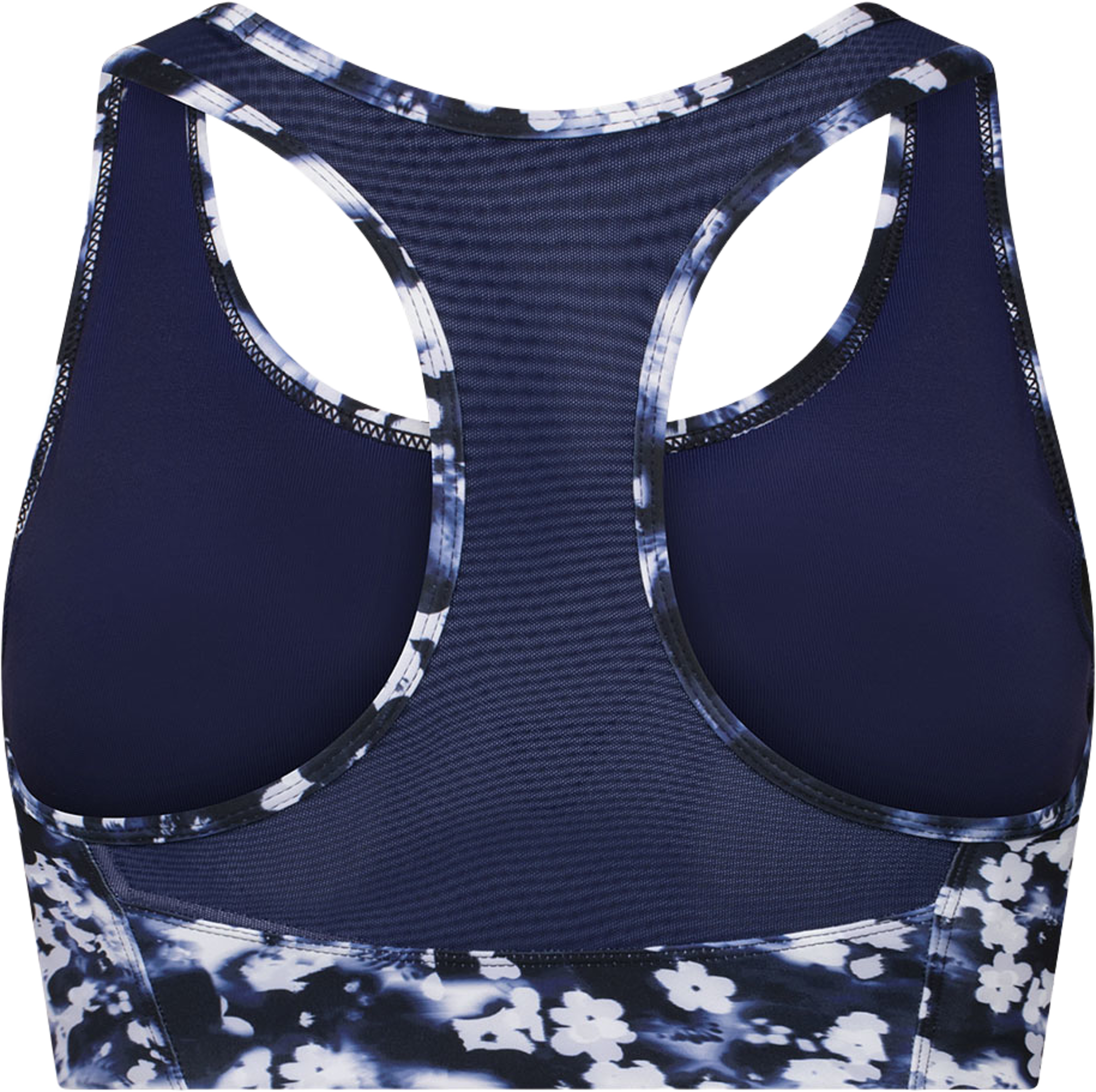 Printed Mesh Sportsbra, från Röhnisch, i färgen Indigo Bloom. Klicka för att öppna bilden i stort format