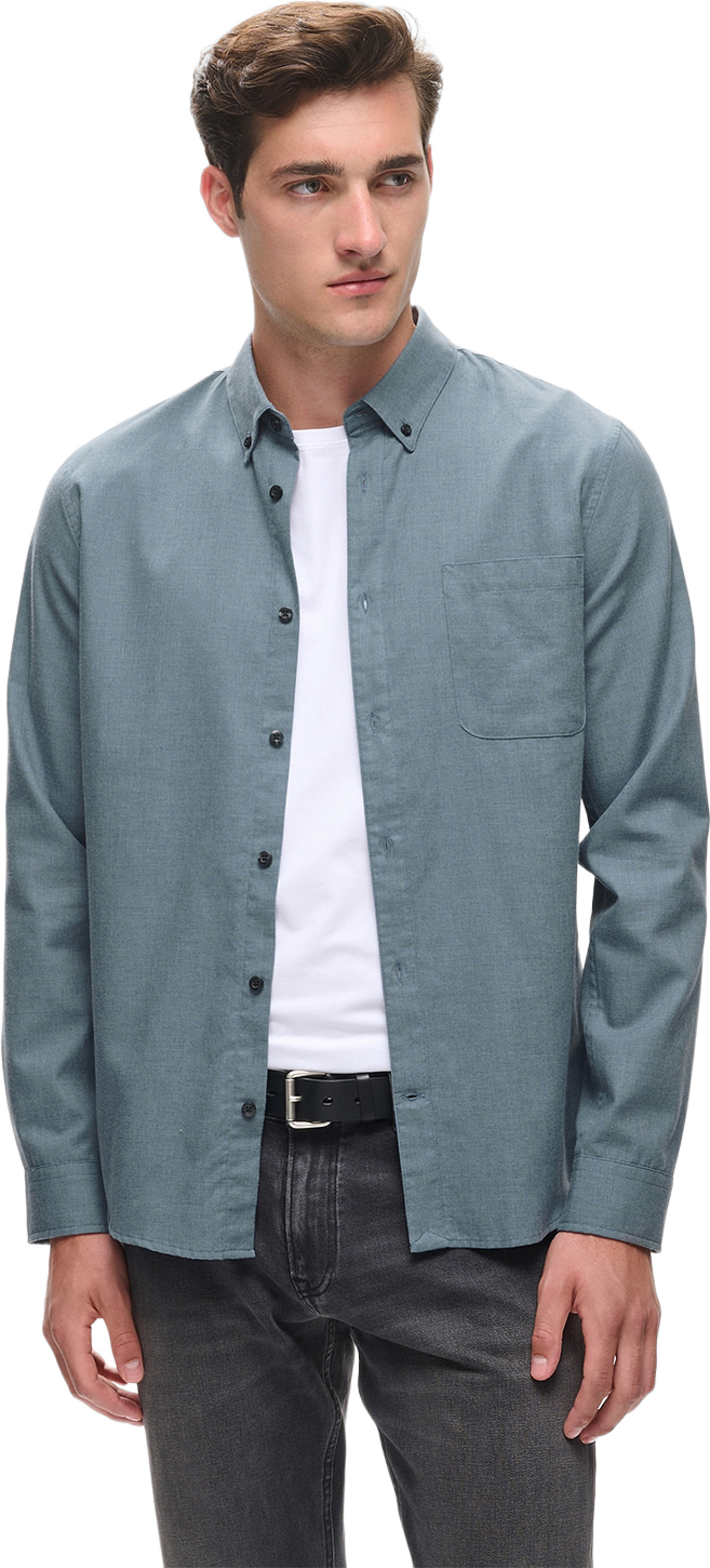 MAtrostol Shirt, från Matinique, i färgen Blue Mirage. Klicka för att öppna bilden i stort format