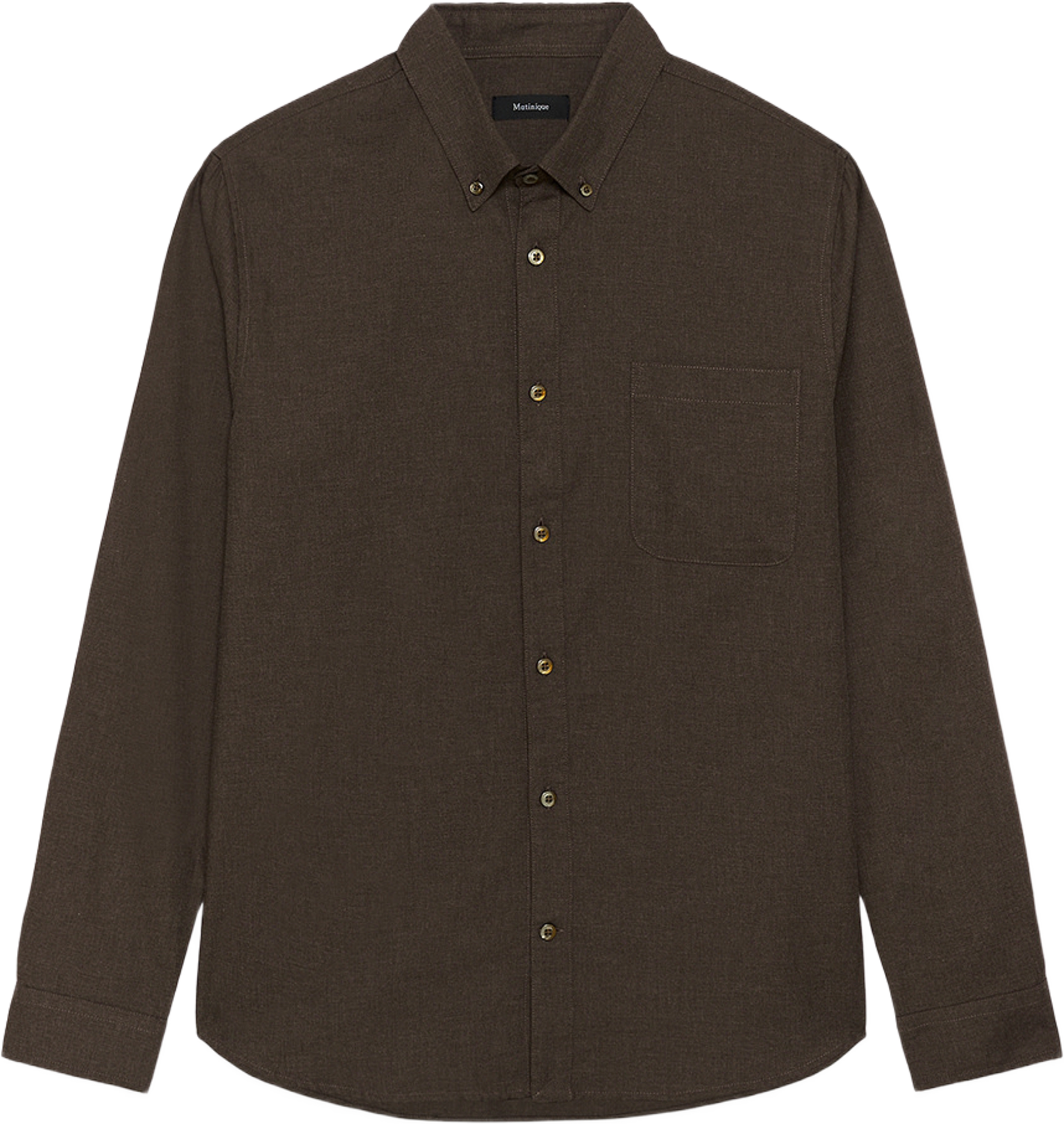 MAtrostol Shirt, från Matinique, i färgen Turkish Coffee. Klicka för att öppna bilden i stort format