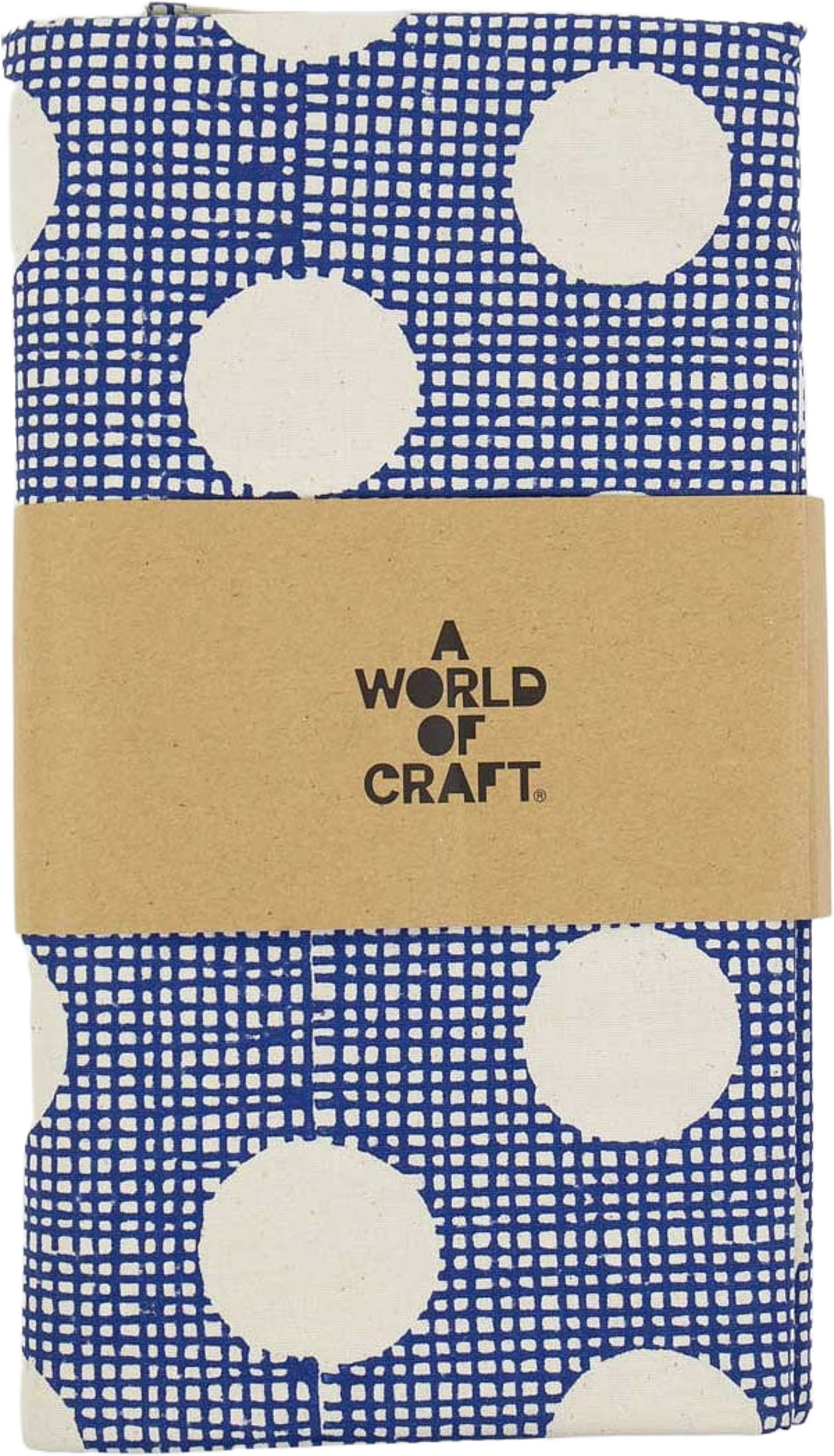 Astrid Duk 140x260, Blå, från A World of Craft, i färgen Blå. Klicka för att öppna bilden i stort format