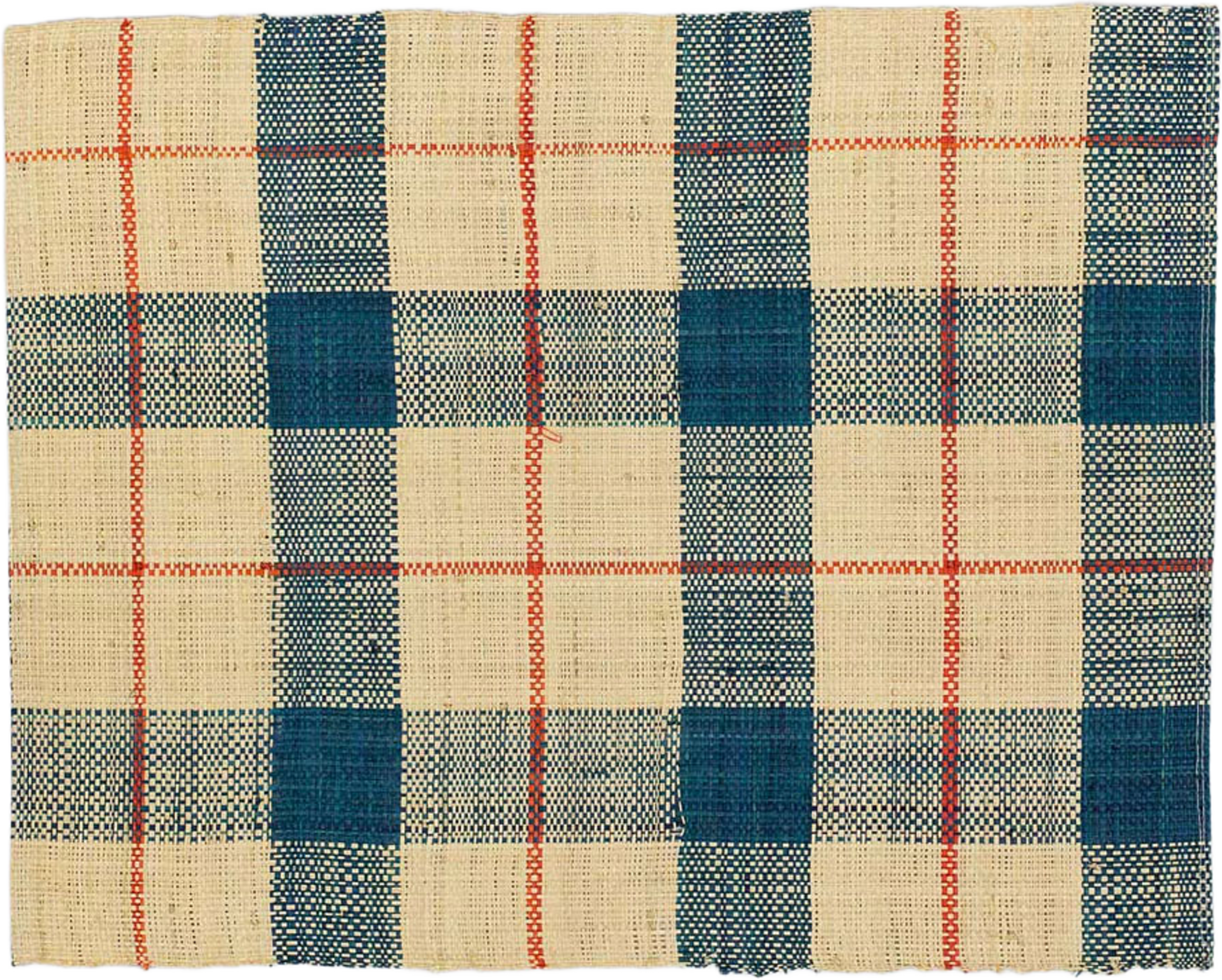 Raffia Tablett, Natur/Blå, från A World of Craft, i färgen Raffia, Natur/Blå. Klicka för att öppna bilden i stort format