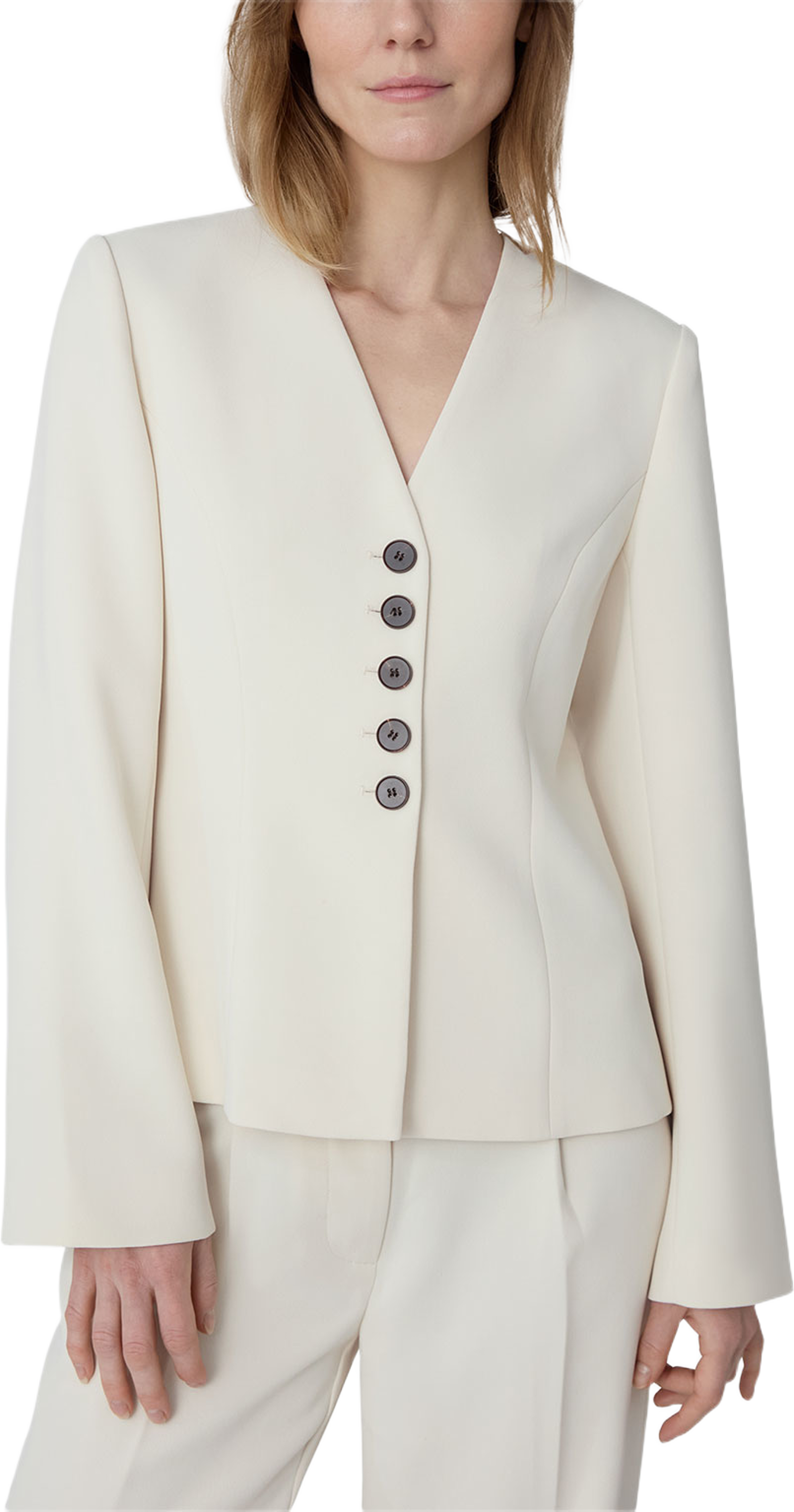 The Dania Crepe Blazer, från Marville Road, i färgen Creme. Klicka för att öppna bilden i stort format