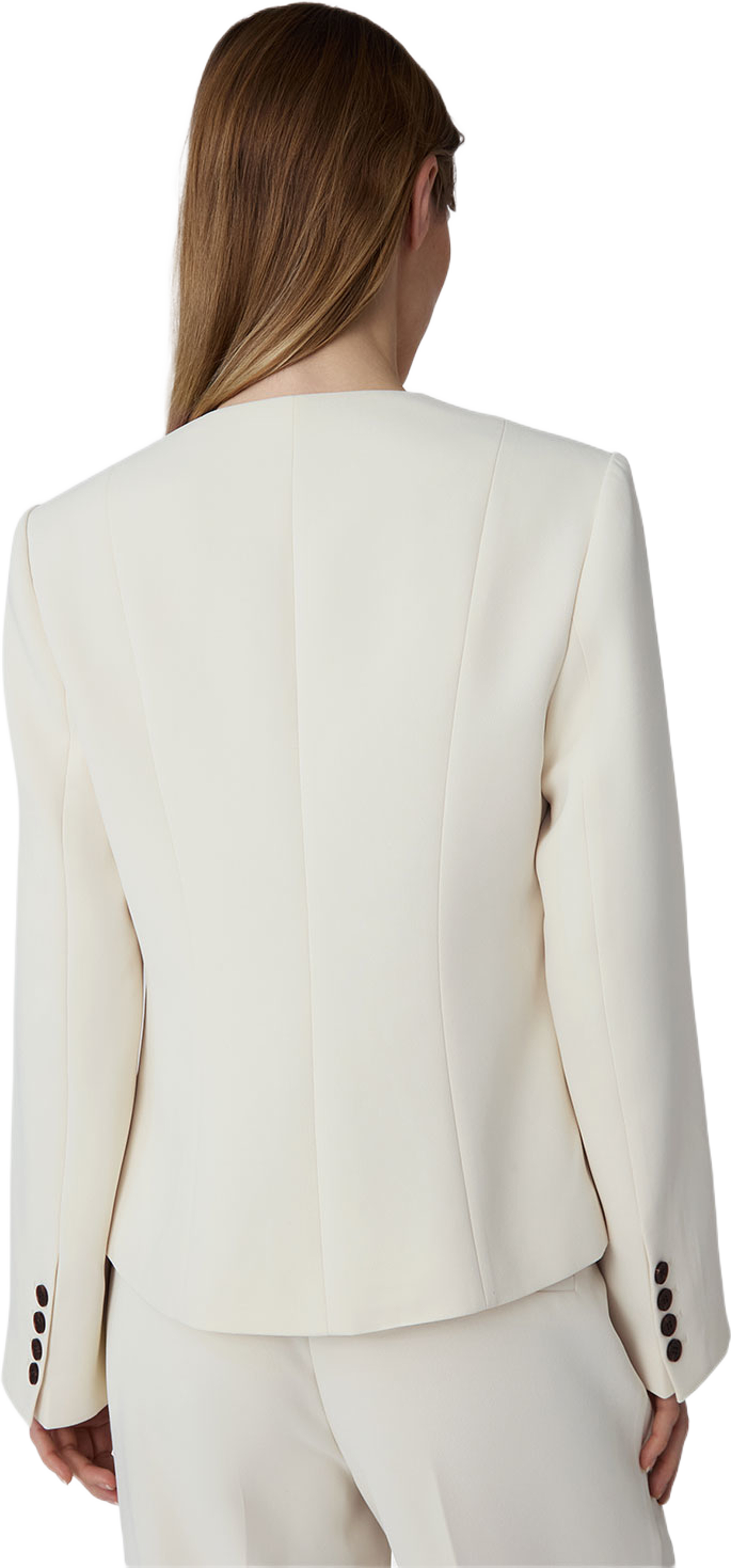 The Dania Crepe Blazer, från Marville Road, i färgen Creme. Klicka för att öppna bilden i stort format
