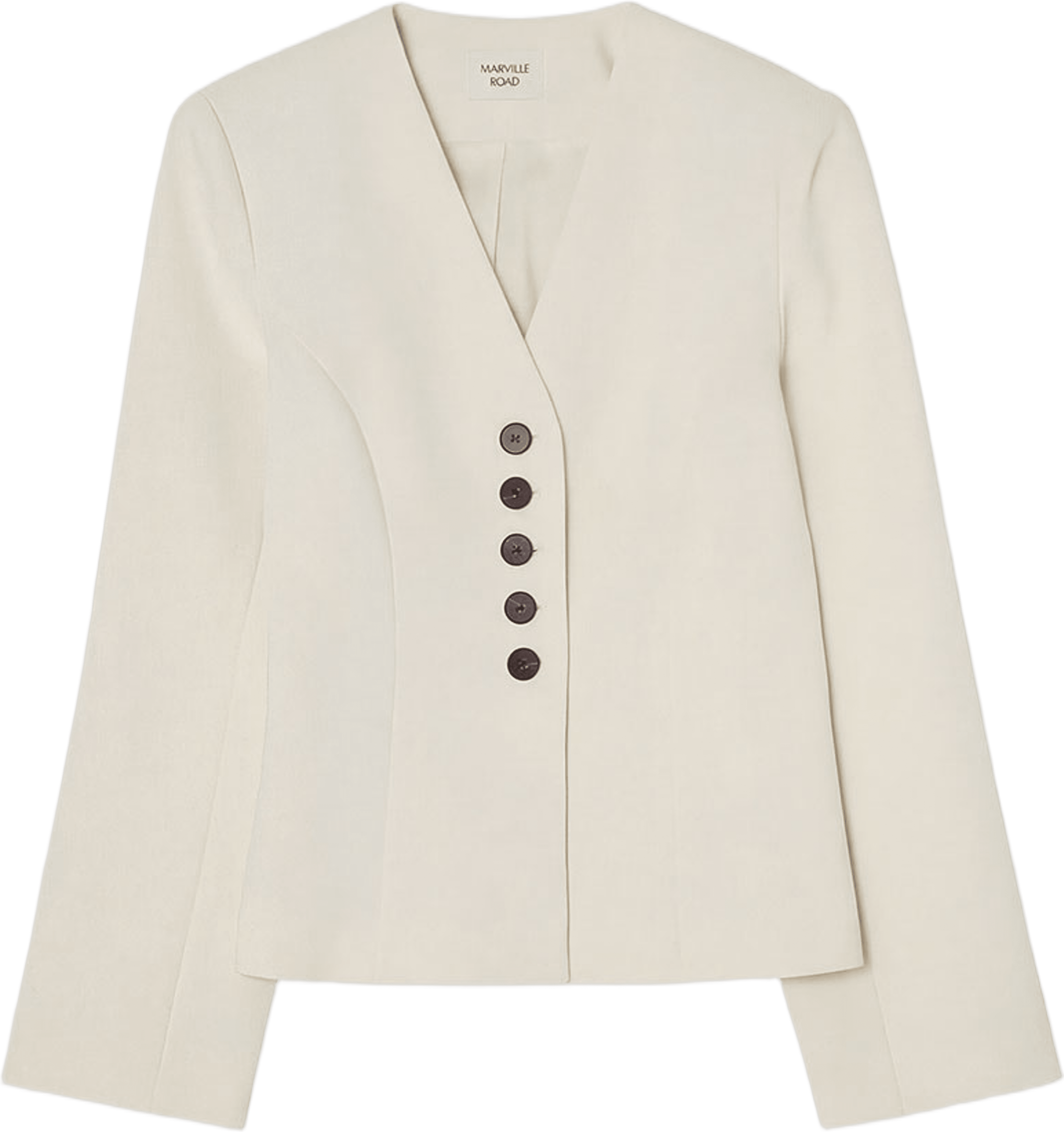 The Dania Crepe Blazer, från Marville Road, i färgen Creme. Klicka för att öppna bilden i stort format