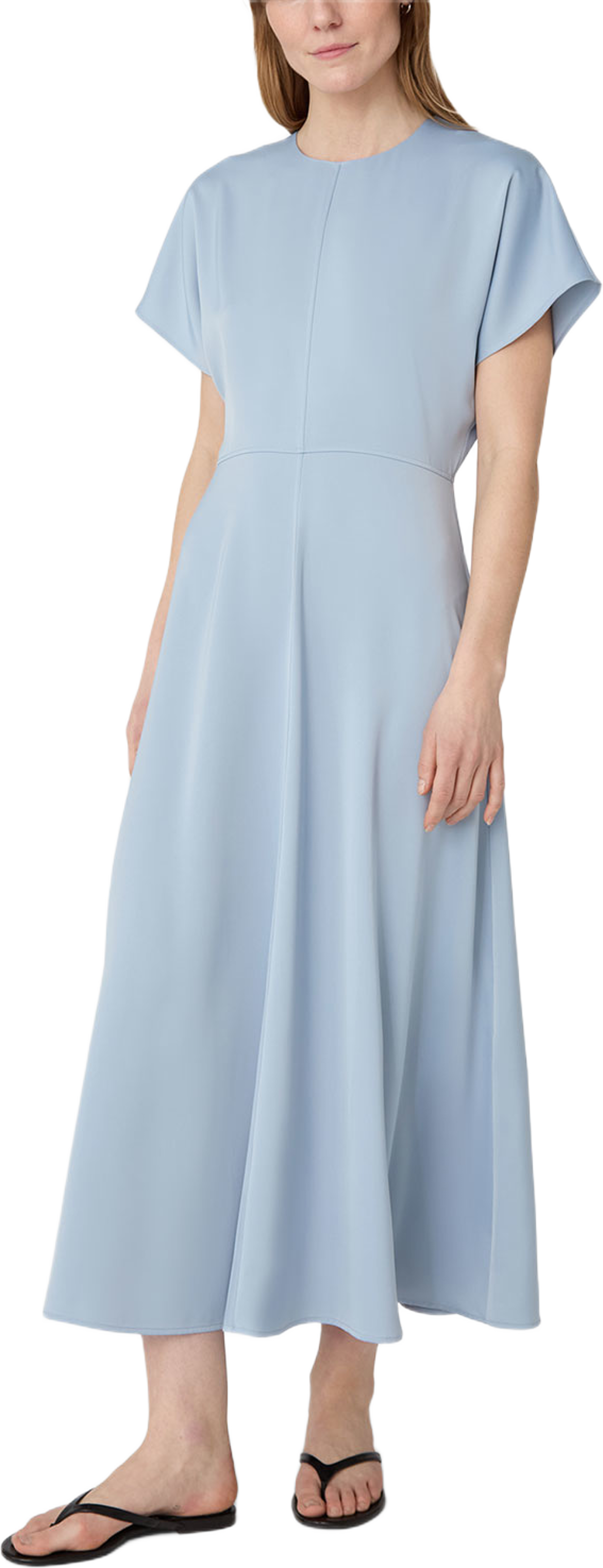 The Rhonda Satin Dress, från Marville Road, i färgen Light Blue. Klicka för att öppna bilden i stort format