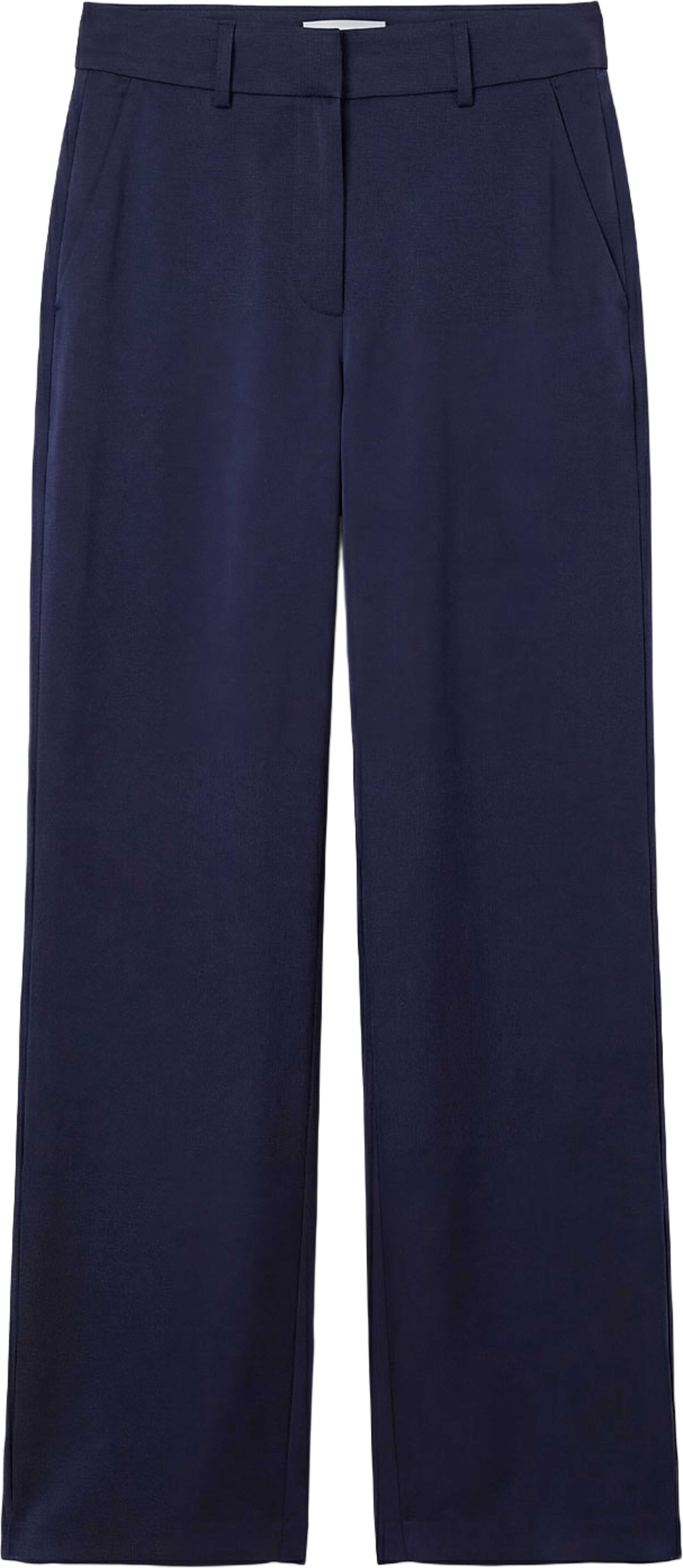 The Ingrid Satin Trousers, från Marville Road, i färgen Midnight Blue. Klicka för att öppna bilden i stort format