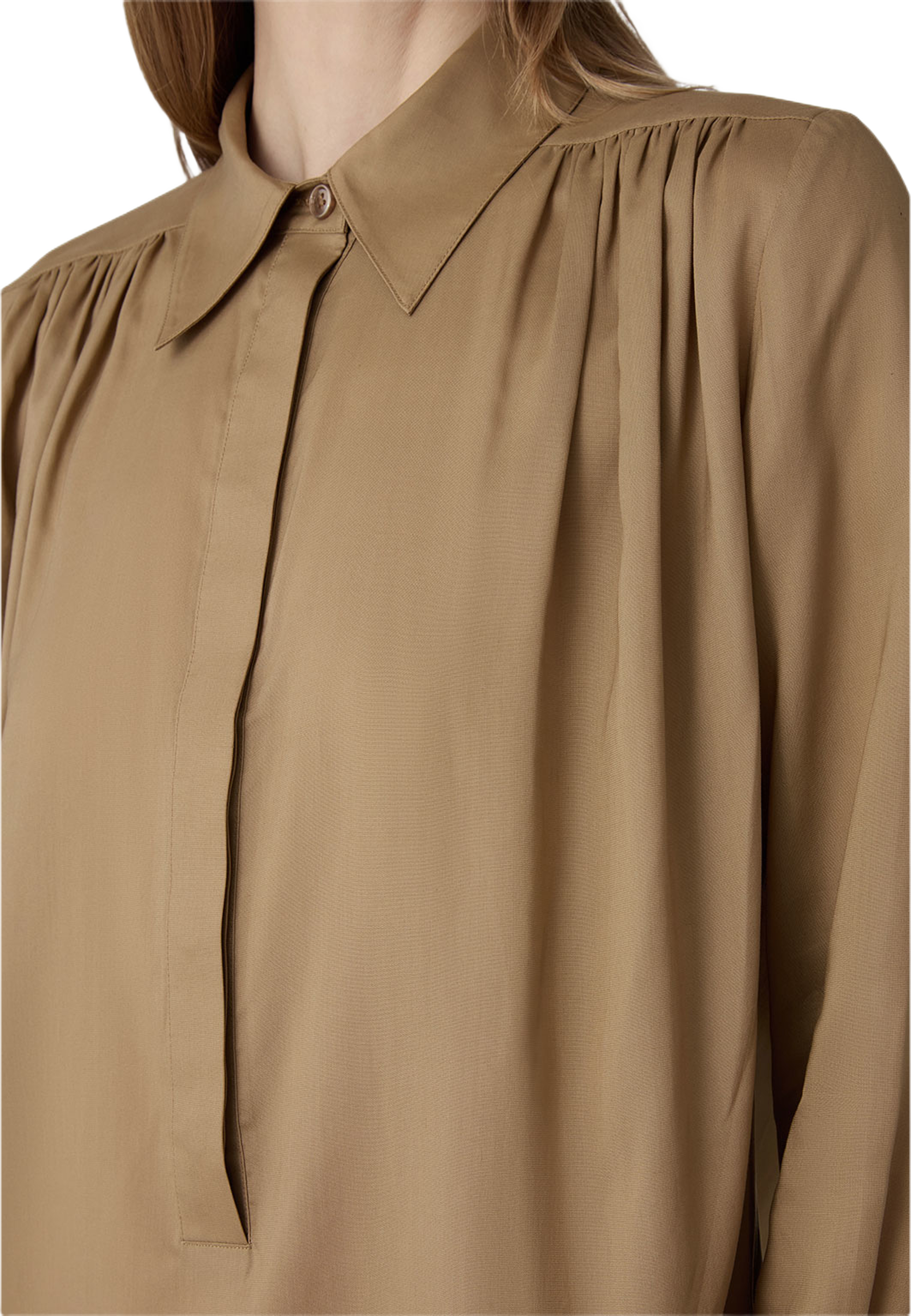 The Maya Blouse, från Marville Road, i färgen Toffee. Klicka för att öppna bilden i stort format