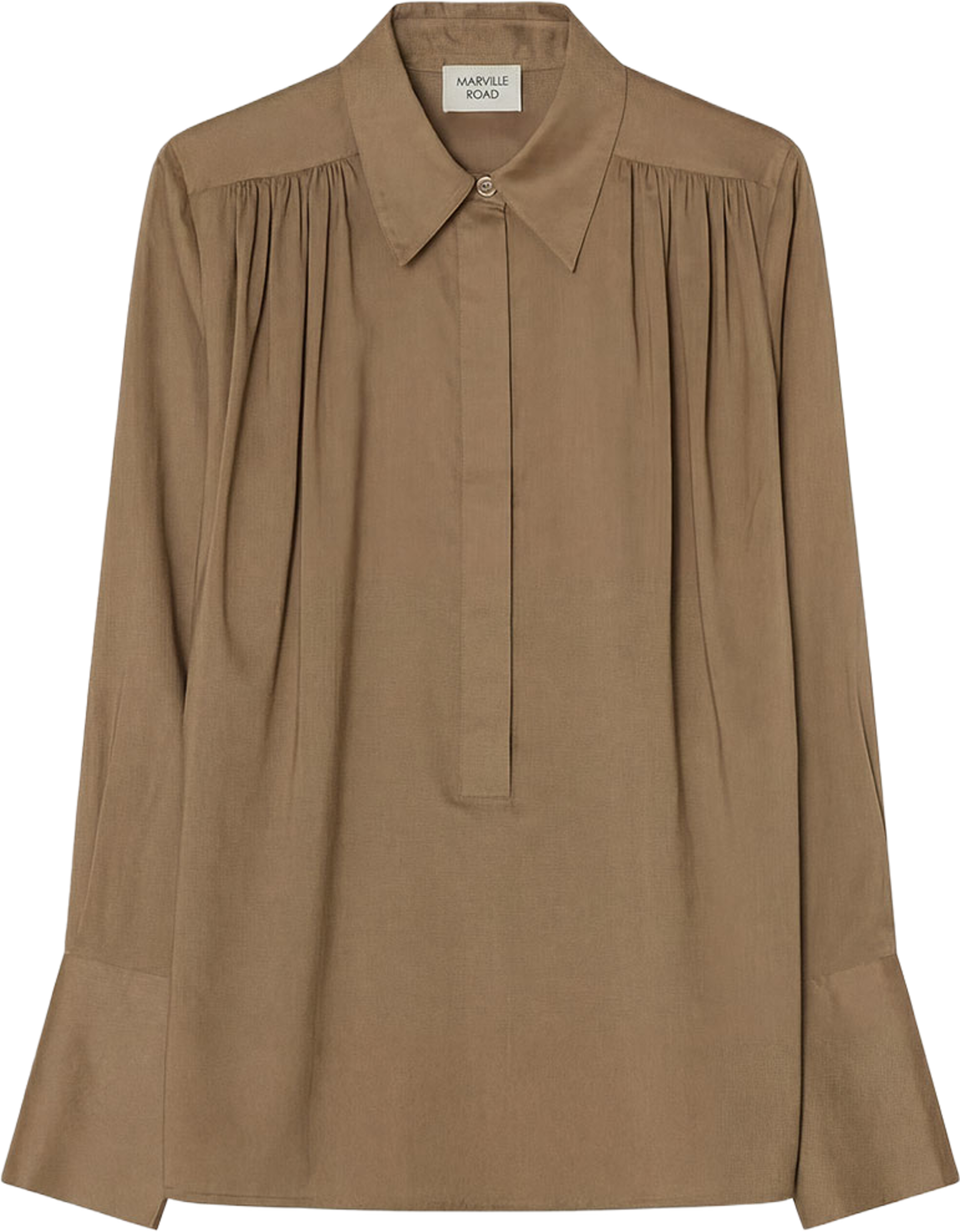 The Maya Blouse, från Marville Road, i färgen Toffee. Klicka för att öppna bilden i stort format