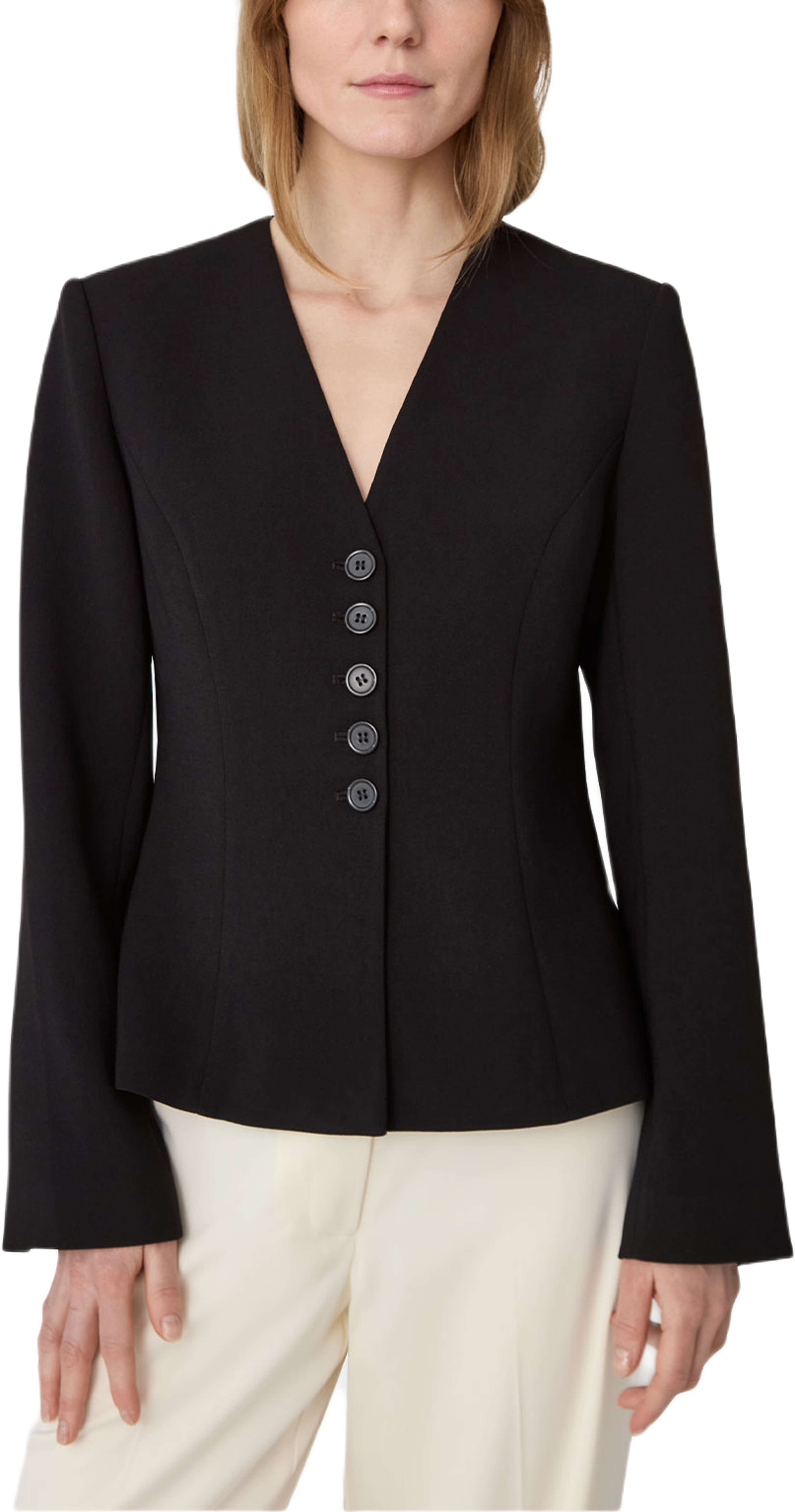 The Dania Crepe Blazer, från Marville Road, i färgen Black. Klicka för att öppna bilden i stort format