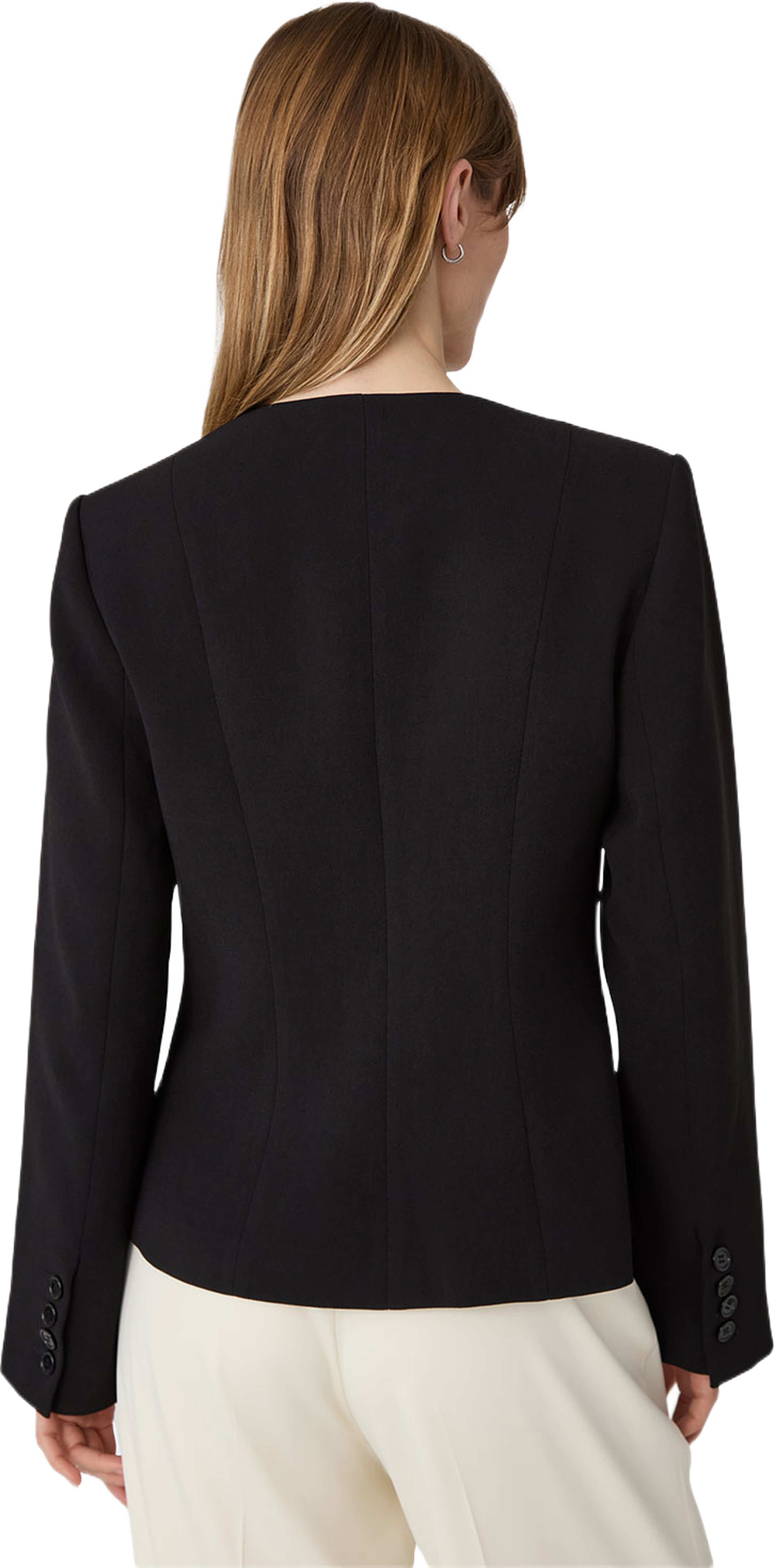The Dania Crepe Blazer, från Marville Road, i färgen Black. Klicka för att öppna bilden i stort format