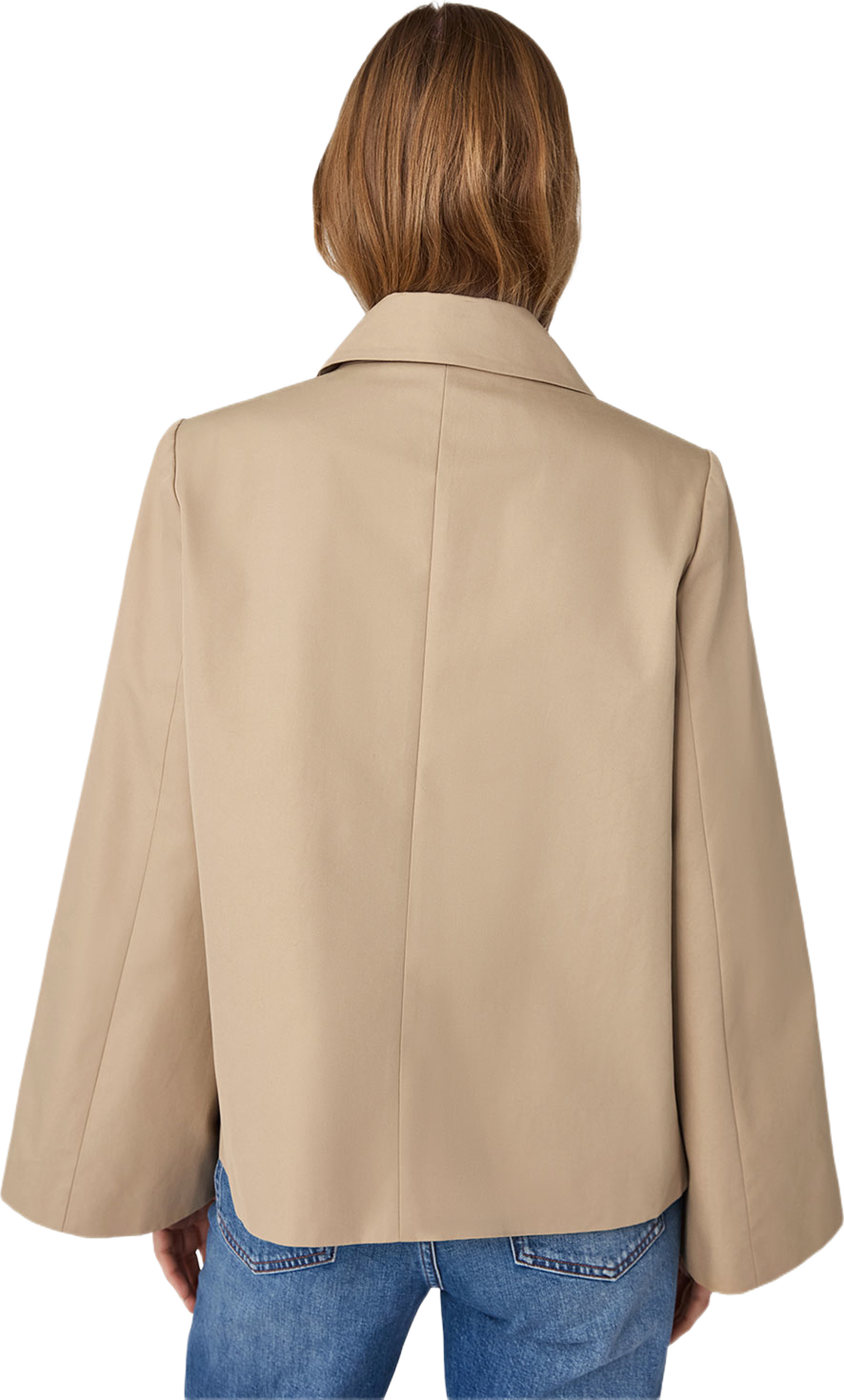 The Coline Cotton Trench Jacket, från Marville Road, i färgen Cold Beige. Klicka för att öppna bilden i stort format