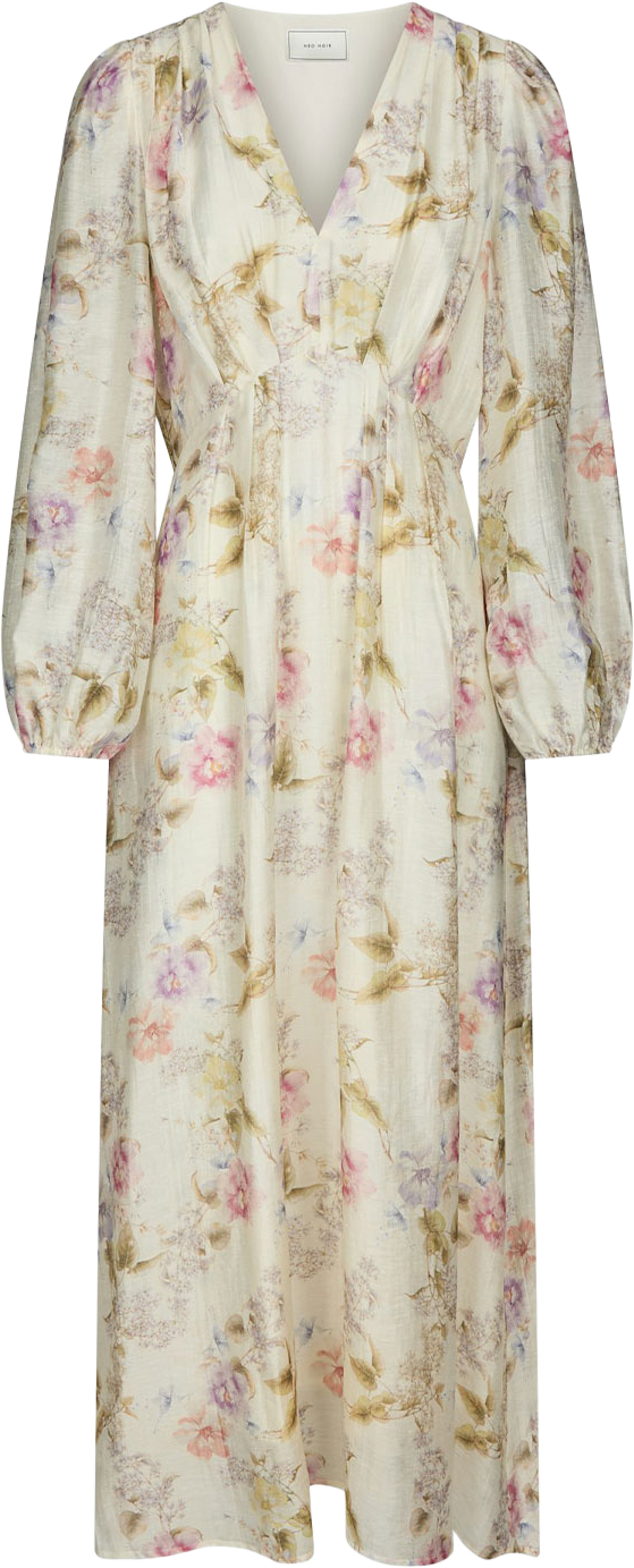 Silfi Vintage Flower Dress, från Neo Noir, i färgen Off White. Klicka för att öppna bilden i stort format