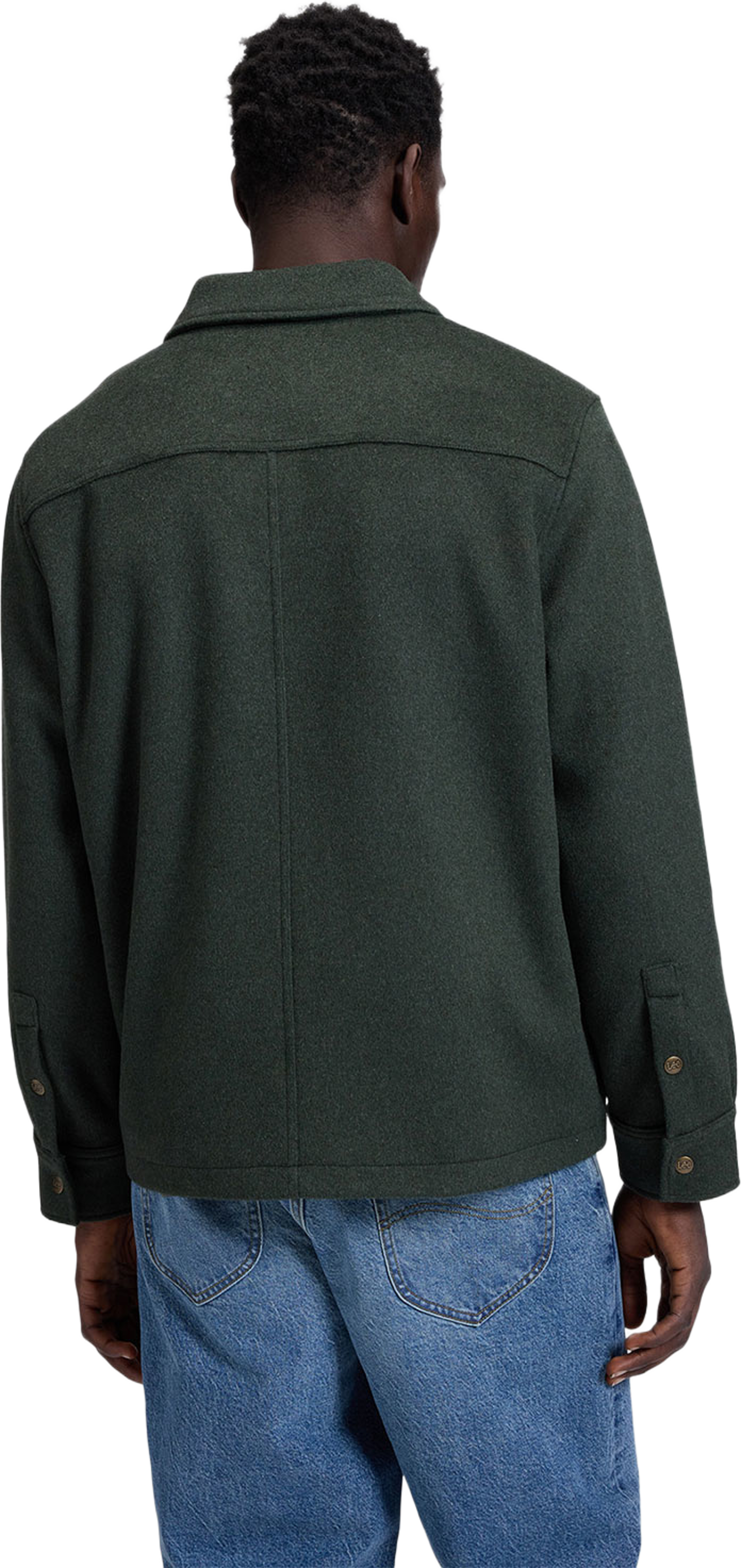 Utility Wool Jkt, från Lee, i färgen Deep Depths. Klicka för att öppna bilden i stort format