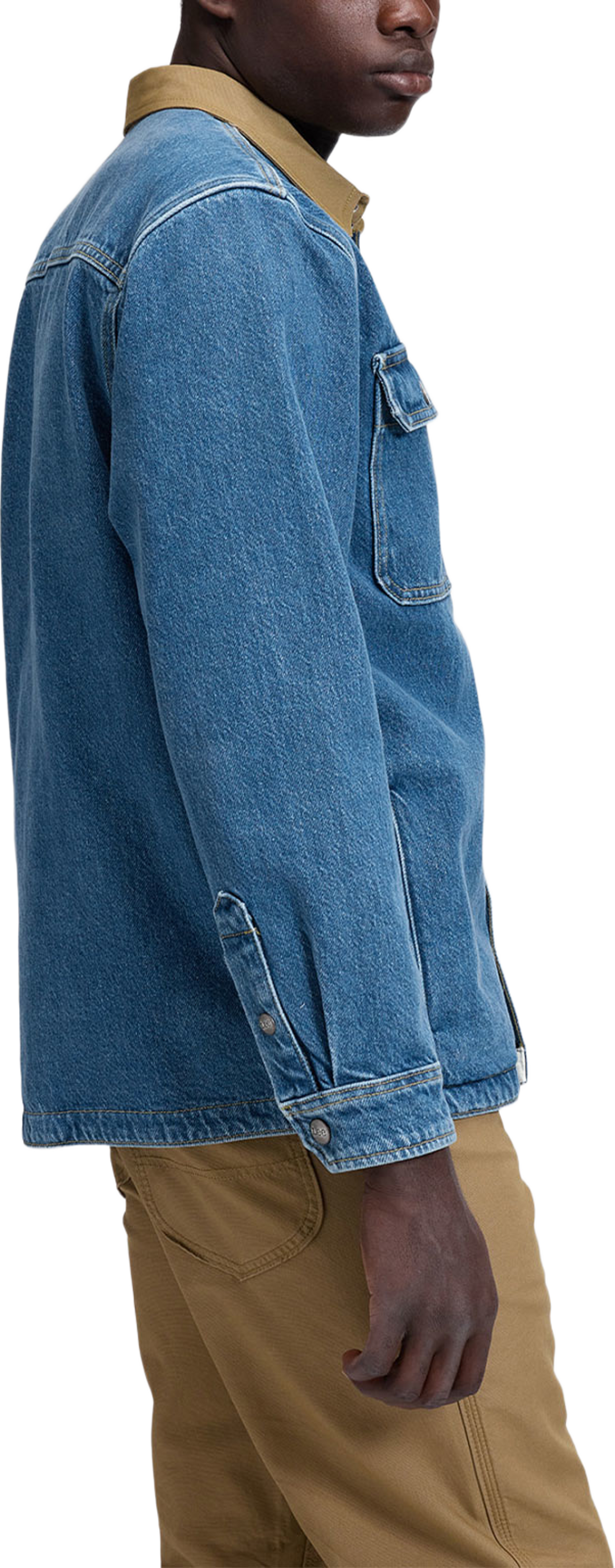 Workwear Overshirt, från Lee, i färgen Northern Sky. Klicka för att öppna bilden i stort format