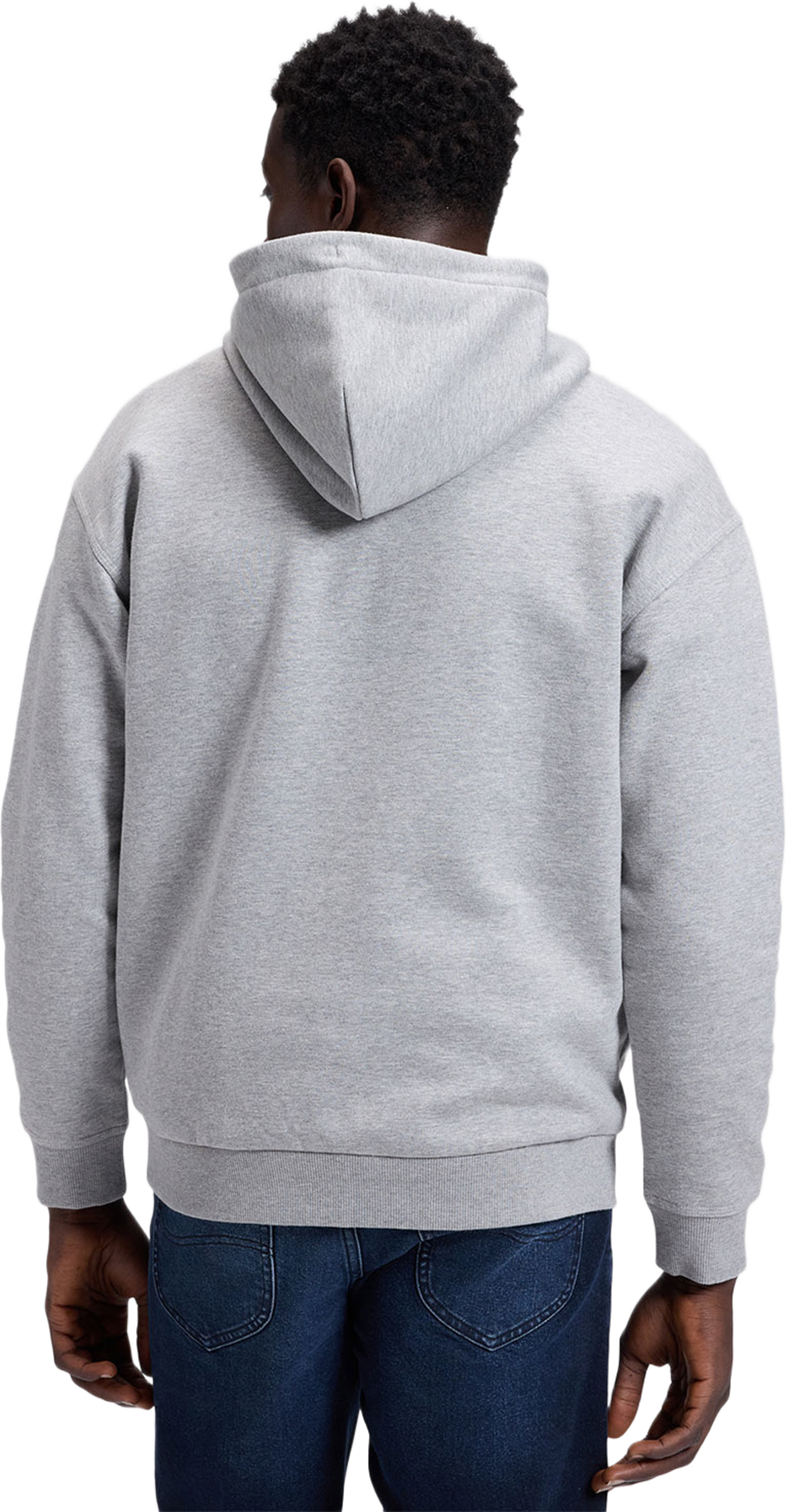 Workwear Hoodie, från Lee, i färgen Mid Grey Mele. Klicka för att öppna bilden i stort format