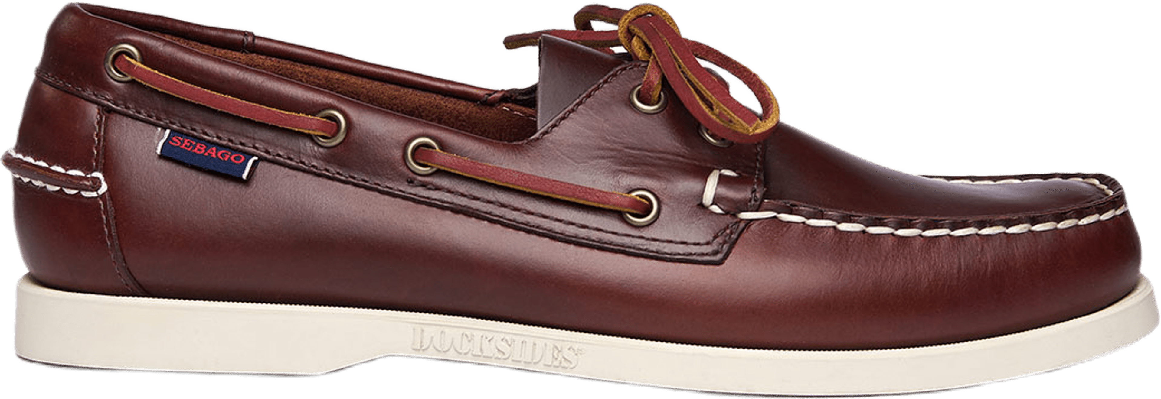 Docksides Porland Waxed, från Sebago, i färgen Brown. Klicka för att öppna bilden i stort format