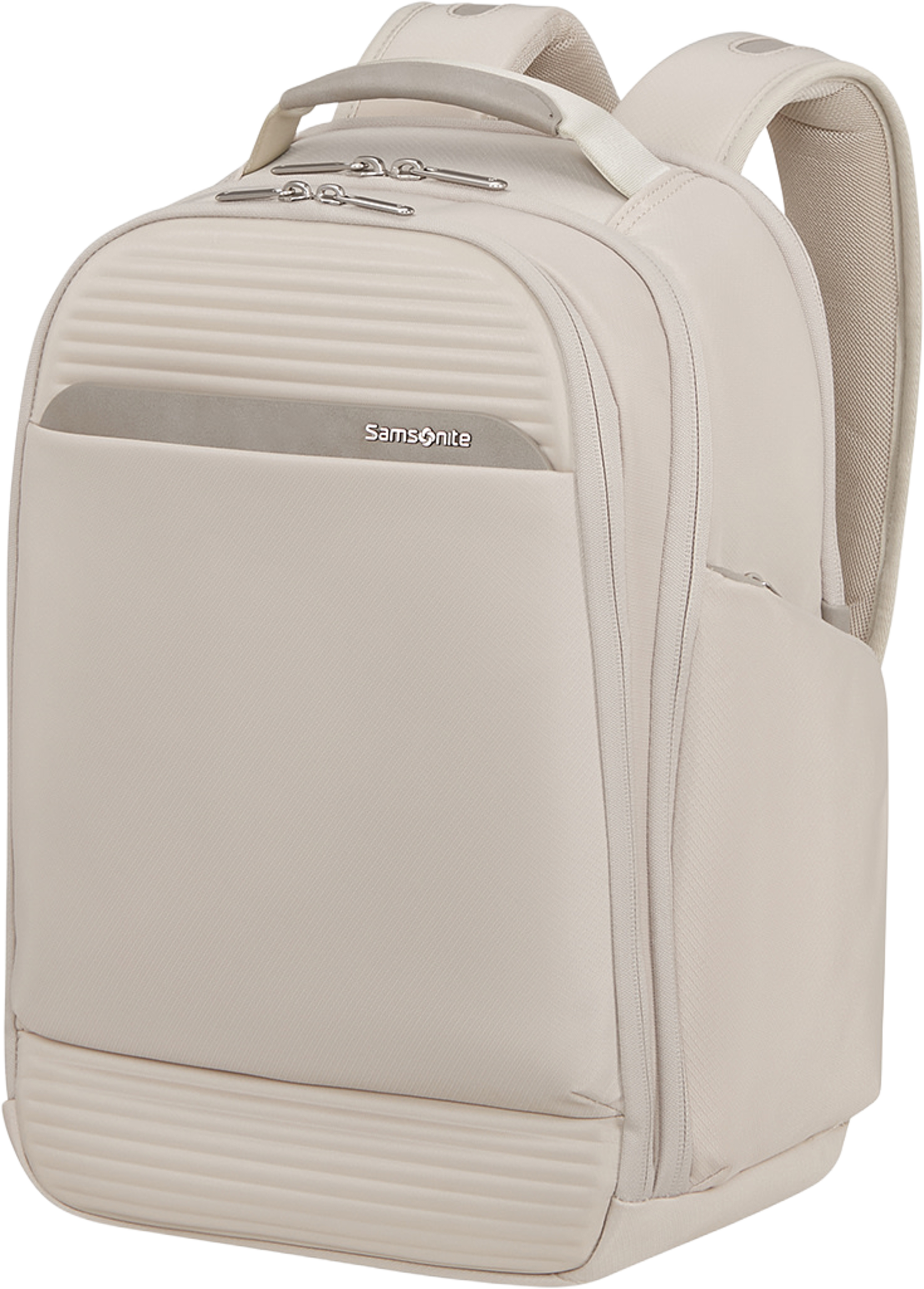 Paralux Ryggsäck, från Samsonite, i färgen Stone Grey. Klicka för att öppna bilden i stort format