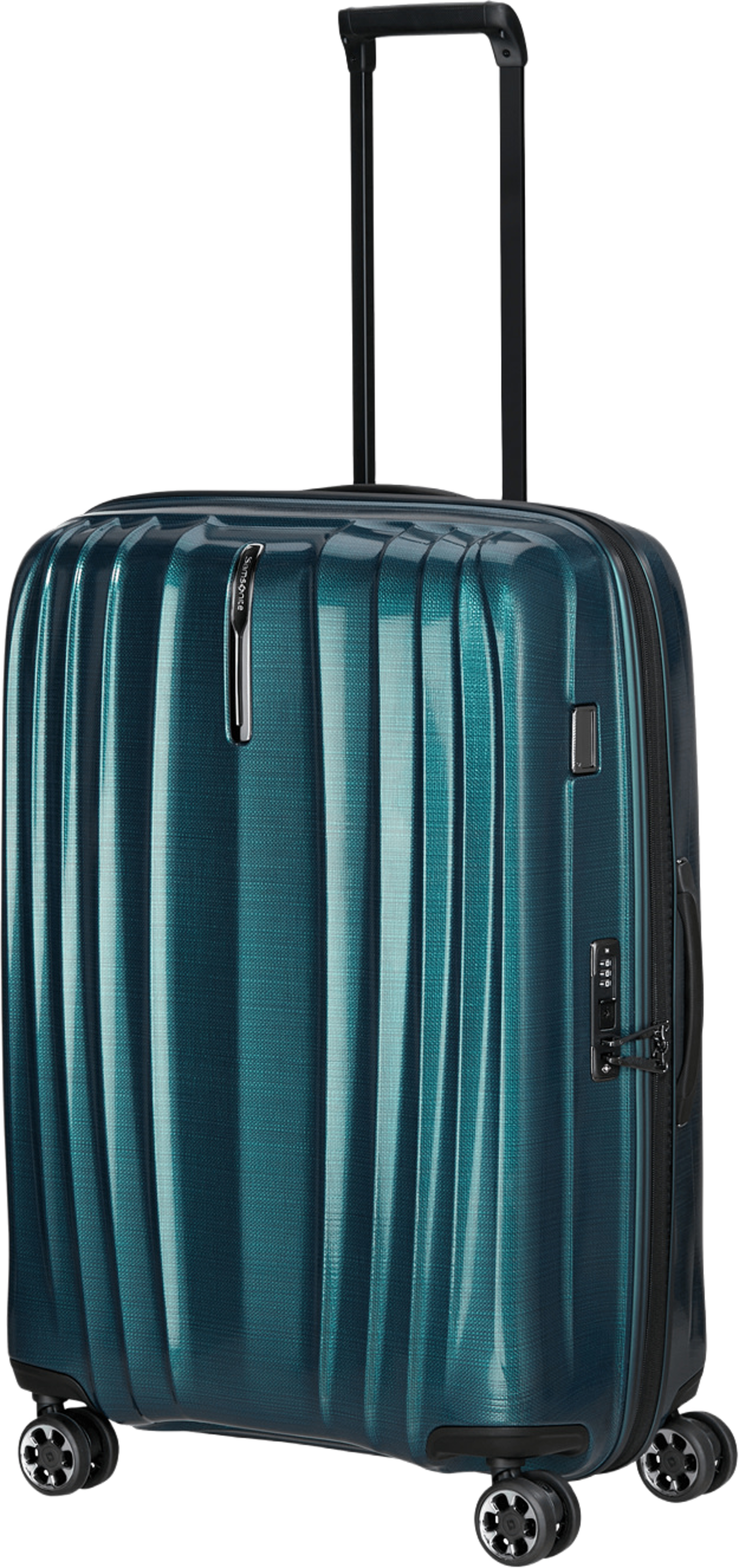 Nexis Expanderbar resväska 76 cm, från Samsonite, i färgen Deep Petrol. Klicka för att öppna bilden i stort format