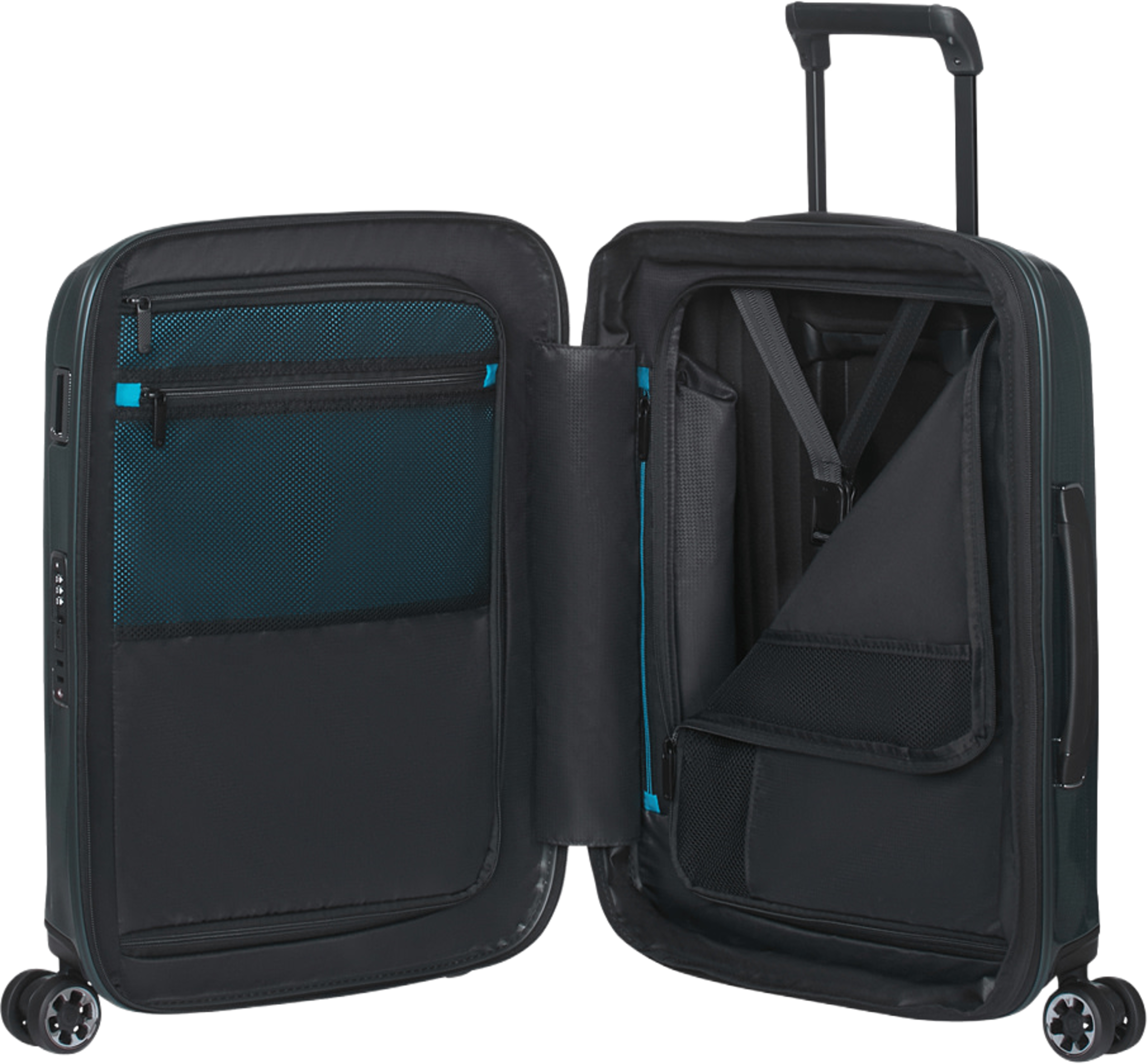 Nexis Exp Kabinväska  55 cm, från Samsonite, i färgen Deep Forest. Klicka för att öppna bilden i stort format