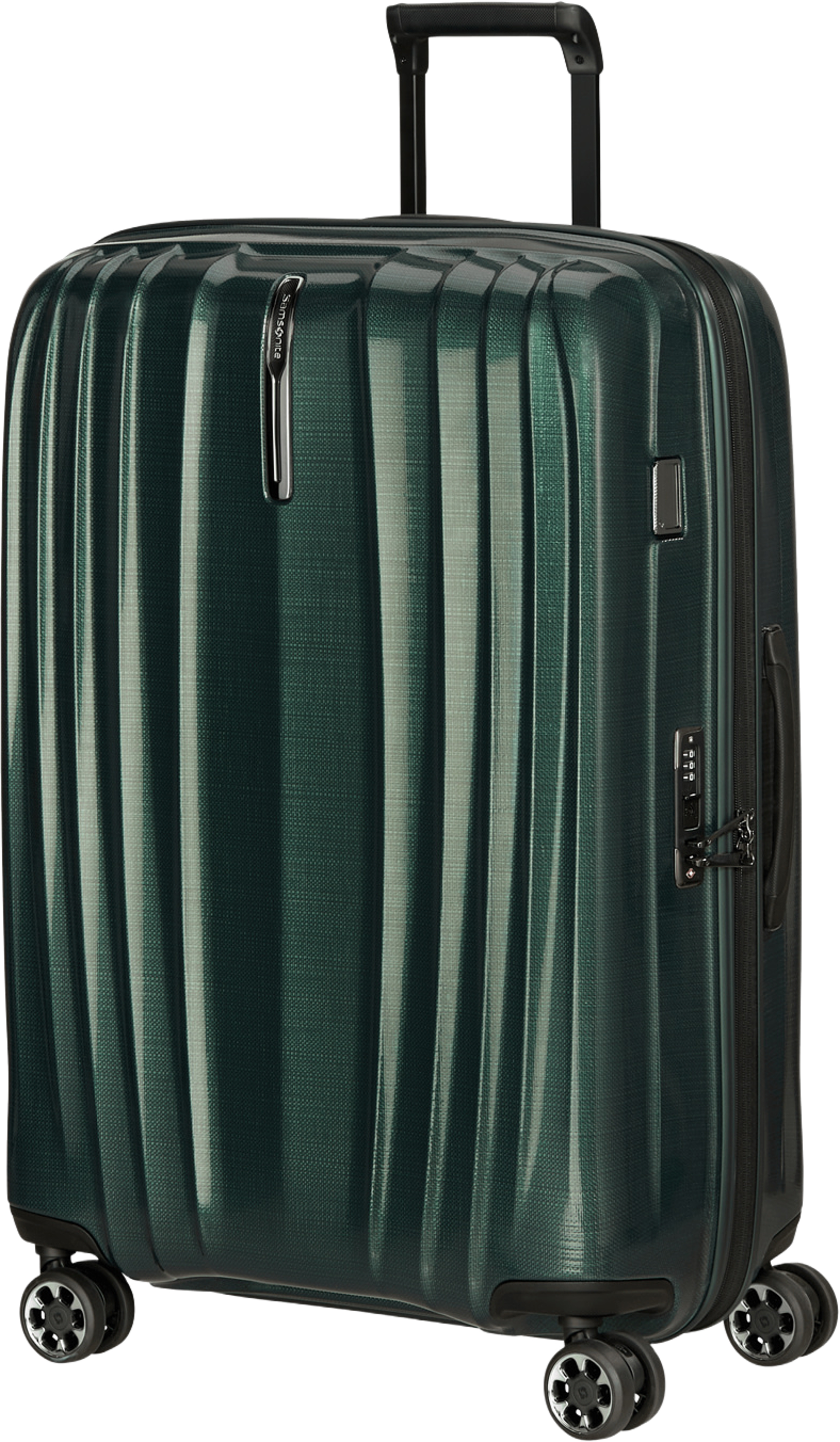 Nexis Expanderbar resväska 76 cm, från Samsonite, i färgen Deep Forest. Klicka för att öppna bilden i stort format