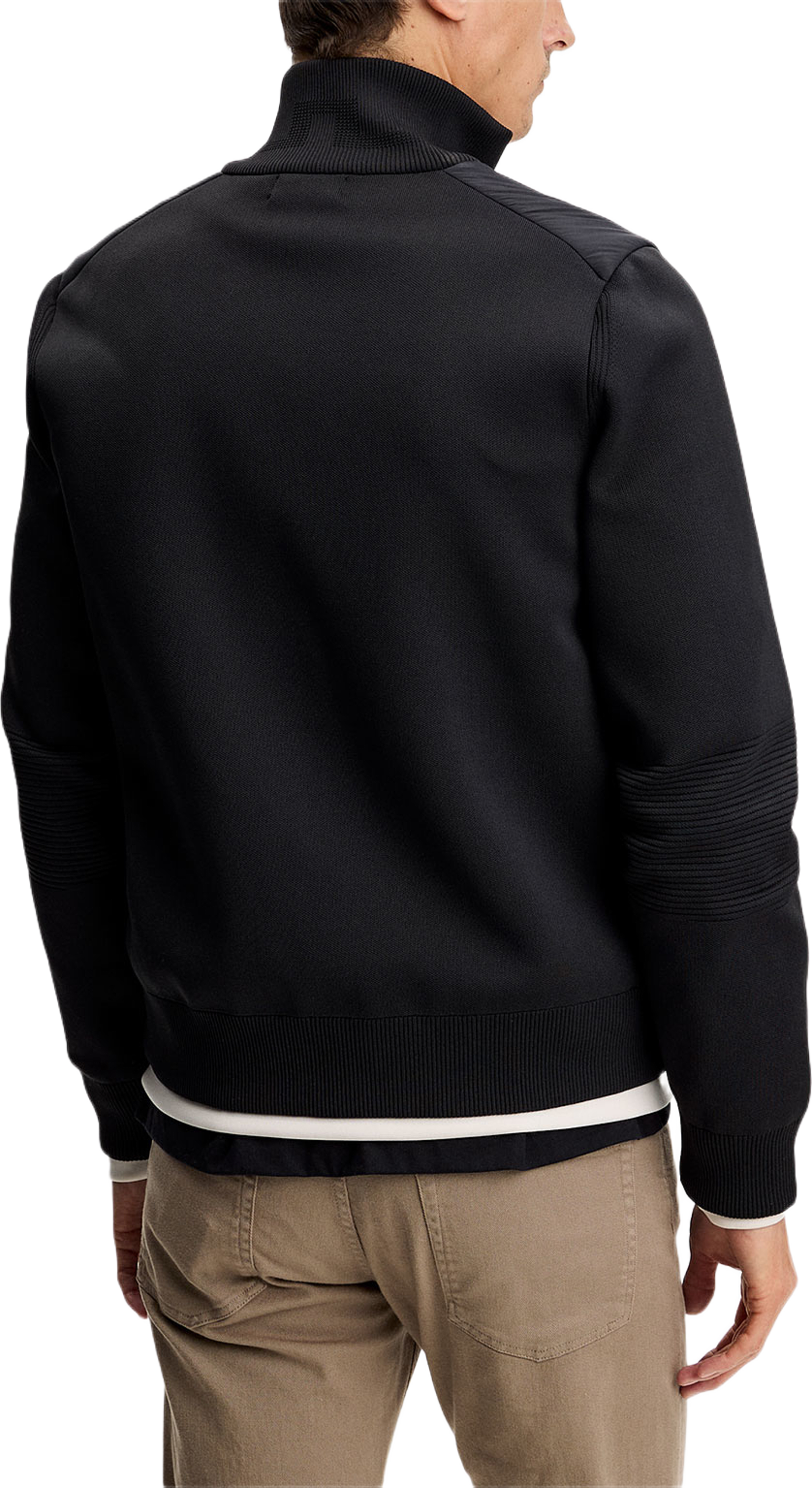 Ebbe Tech Knit Hybrid, från J.Lindeberg, i färgen Black. Klicka för att öppna bilden i stort format