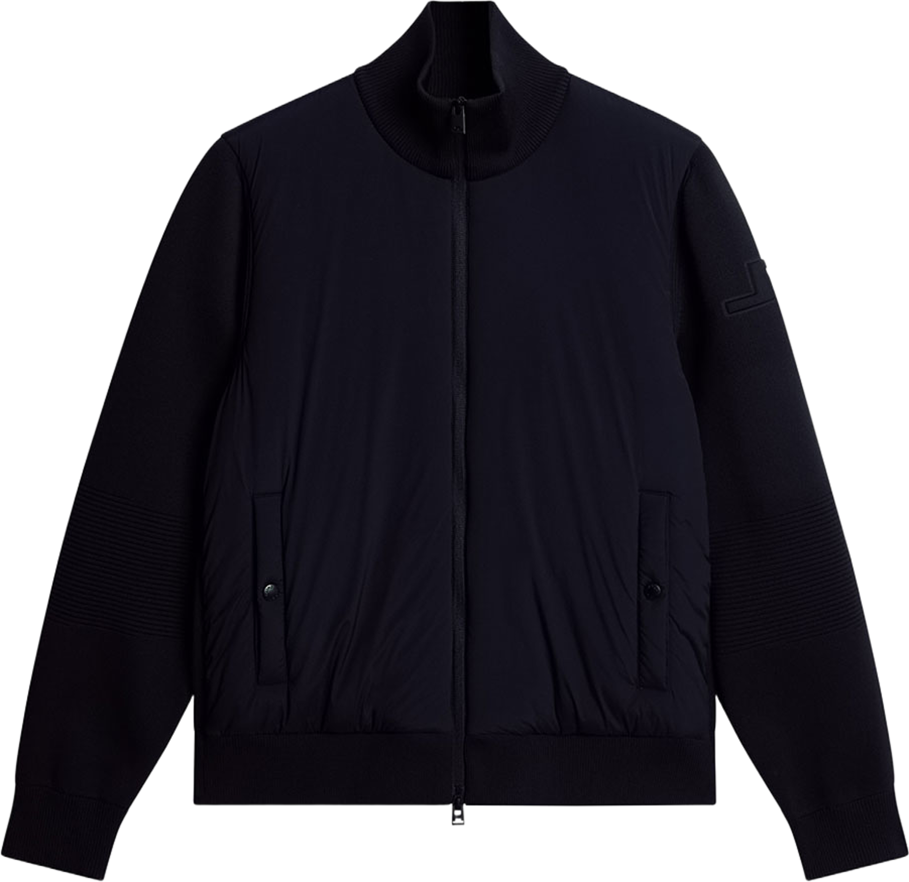 Ebbe Tech Knit Hybrid, från J.Lindeberg, i färgen Black. Klicka för att öppna bilden i stort format