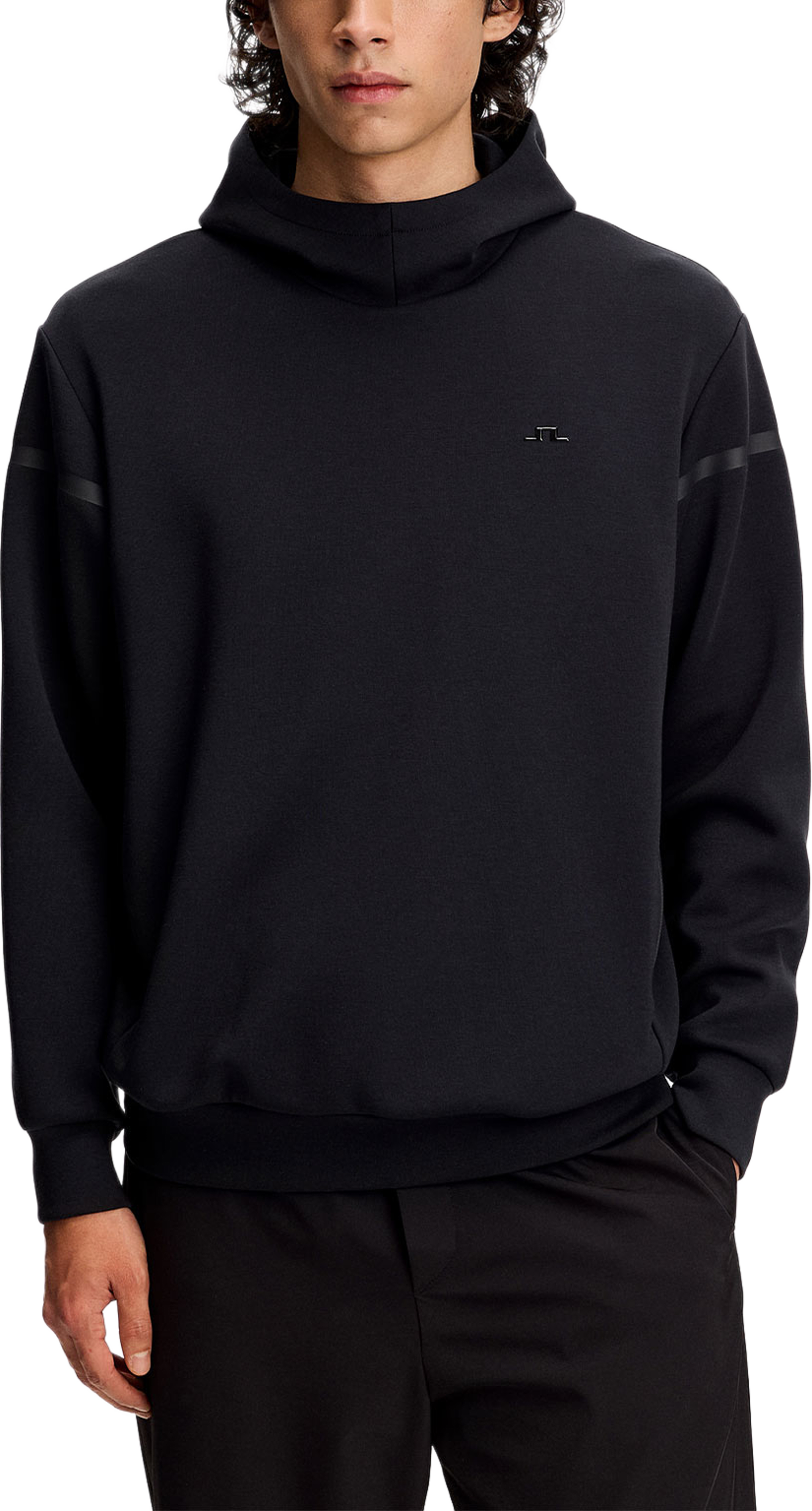 Icon Hood, från J.Lindeberg, i färgen Black. Klicka för att öppna bilden i stort format