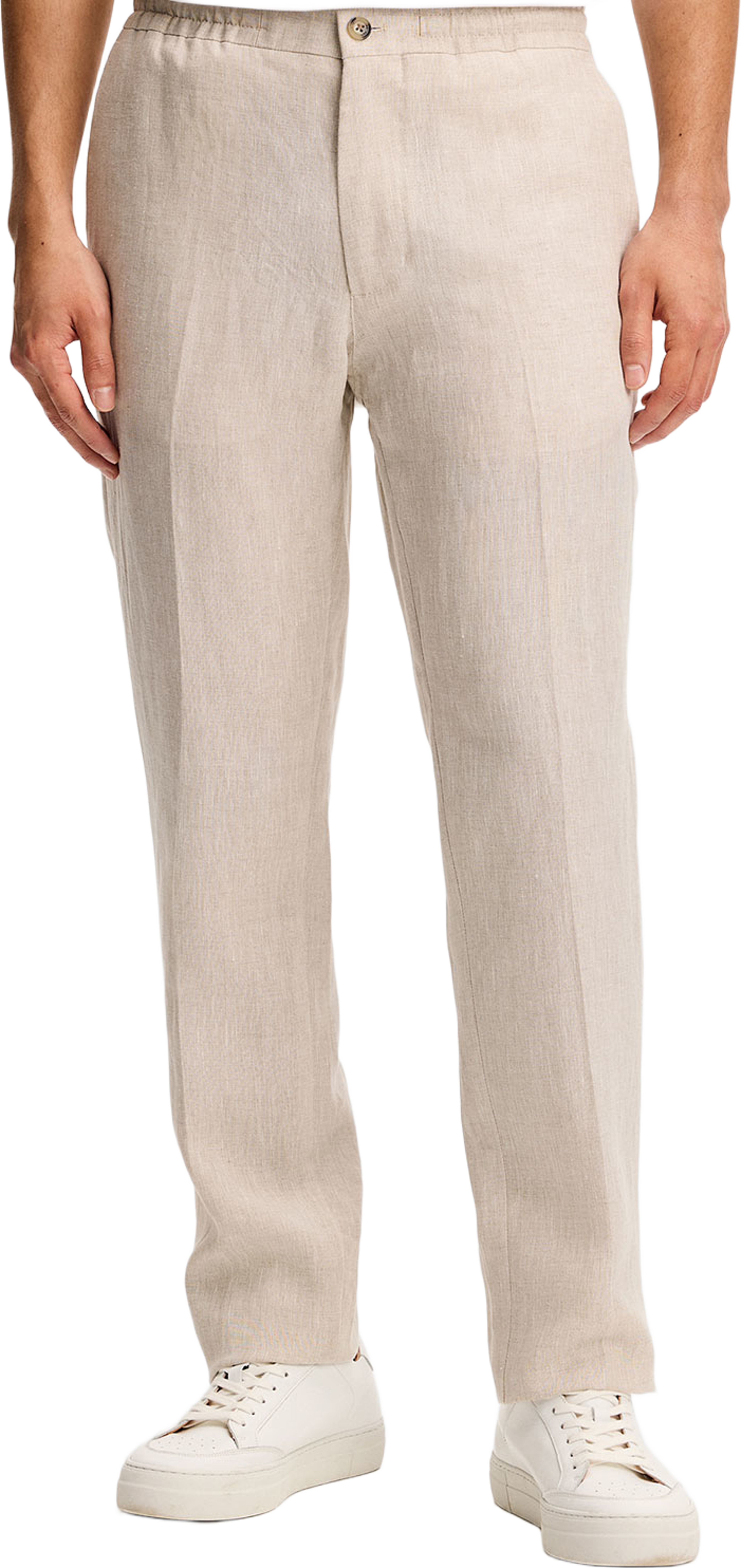 Soren Drape Linen Pants, från J.Lindeberg, i färgen Moonbeam. Klicka för att öppna bilden i stort format