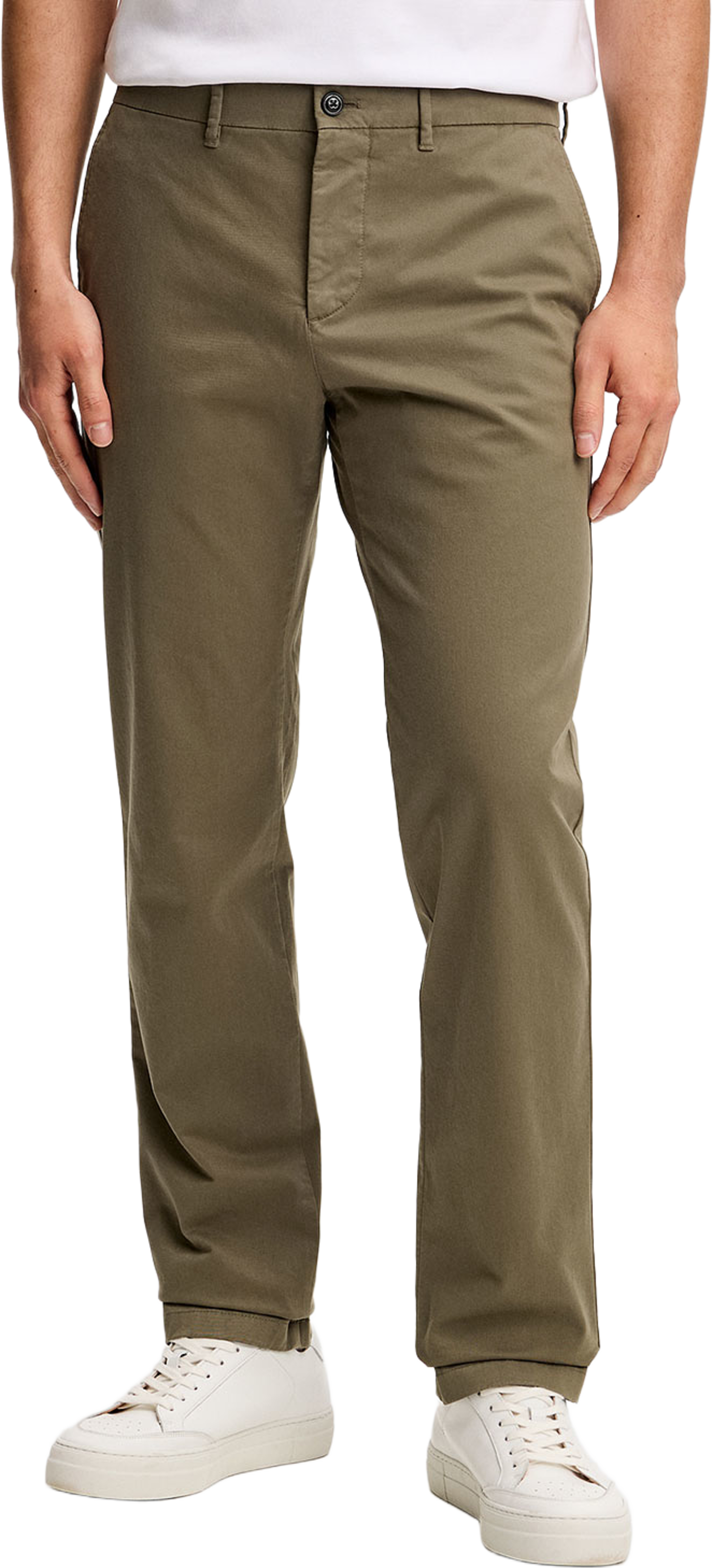 Chaze Cotton Stretch Pants, från J.Lindeberg, i färgen Kalamata. Klicka för att öppna bilden i stort format