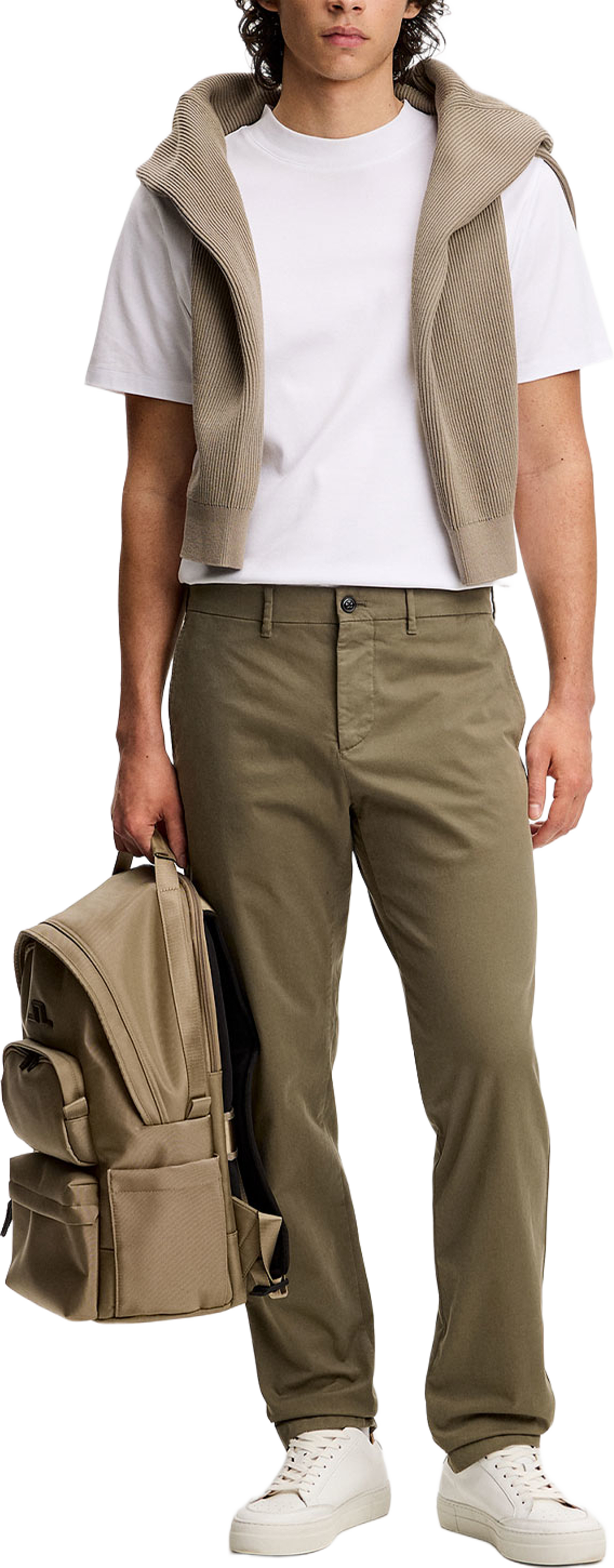 Chaze Cotton Stretch Pants, från J.Lindeberg, i färgen Kalamata. Klicka för att öppna bilden i stort format