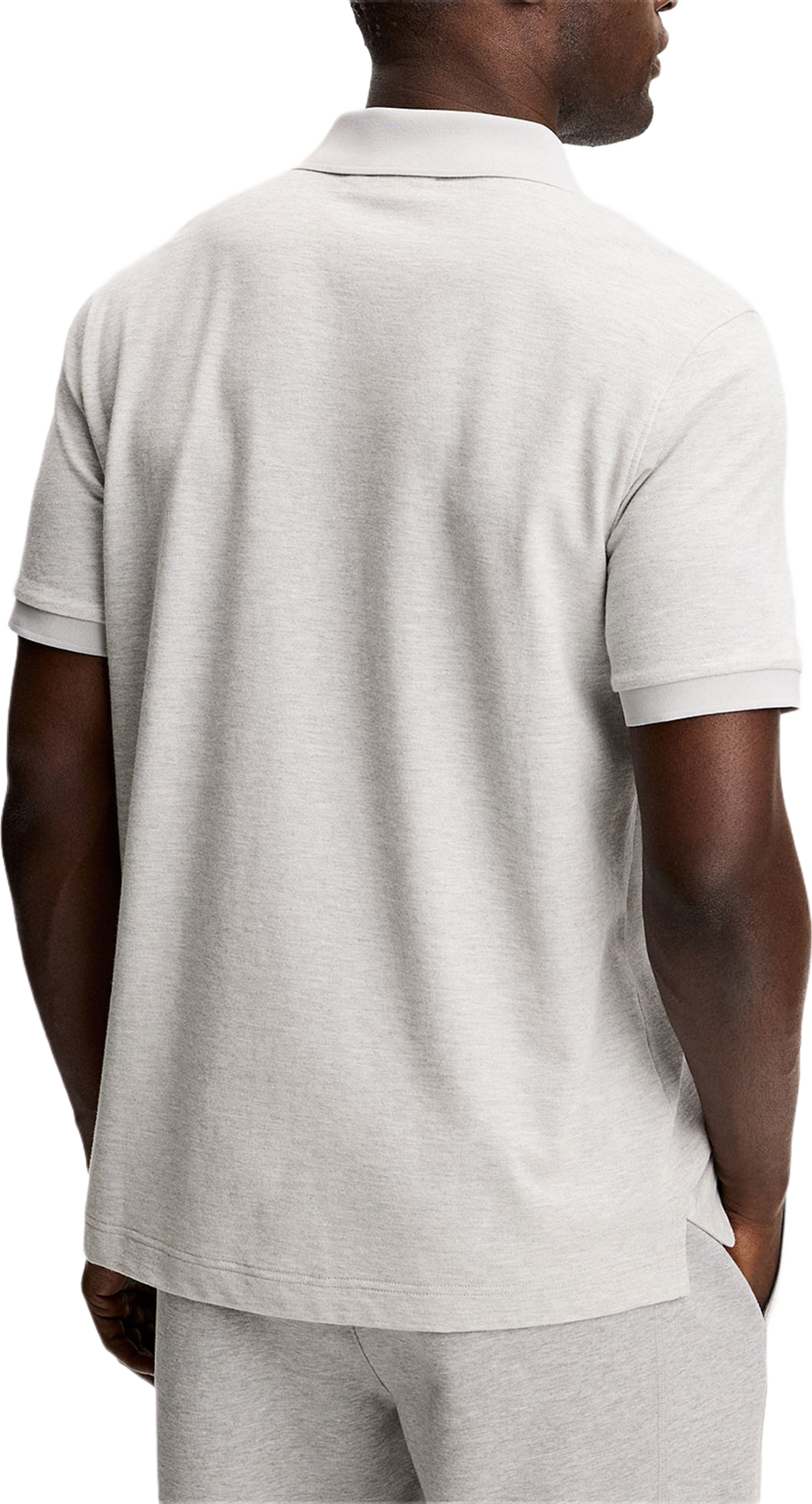 Verse Polo, från J.Lindeberg, i färgen Light Grey Melange. Klicka för att öppna bilden i stort format