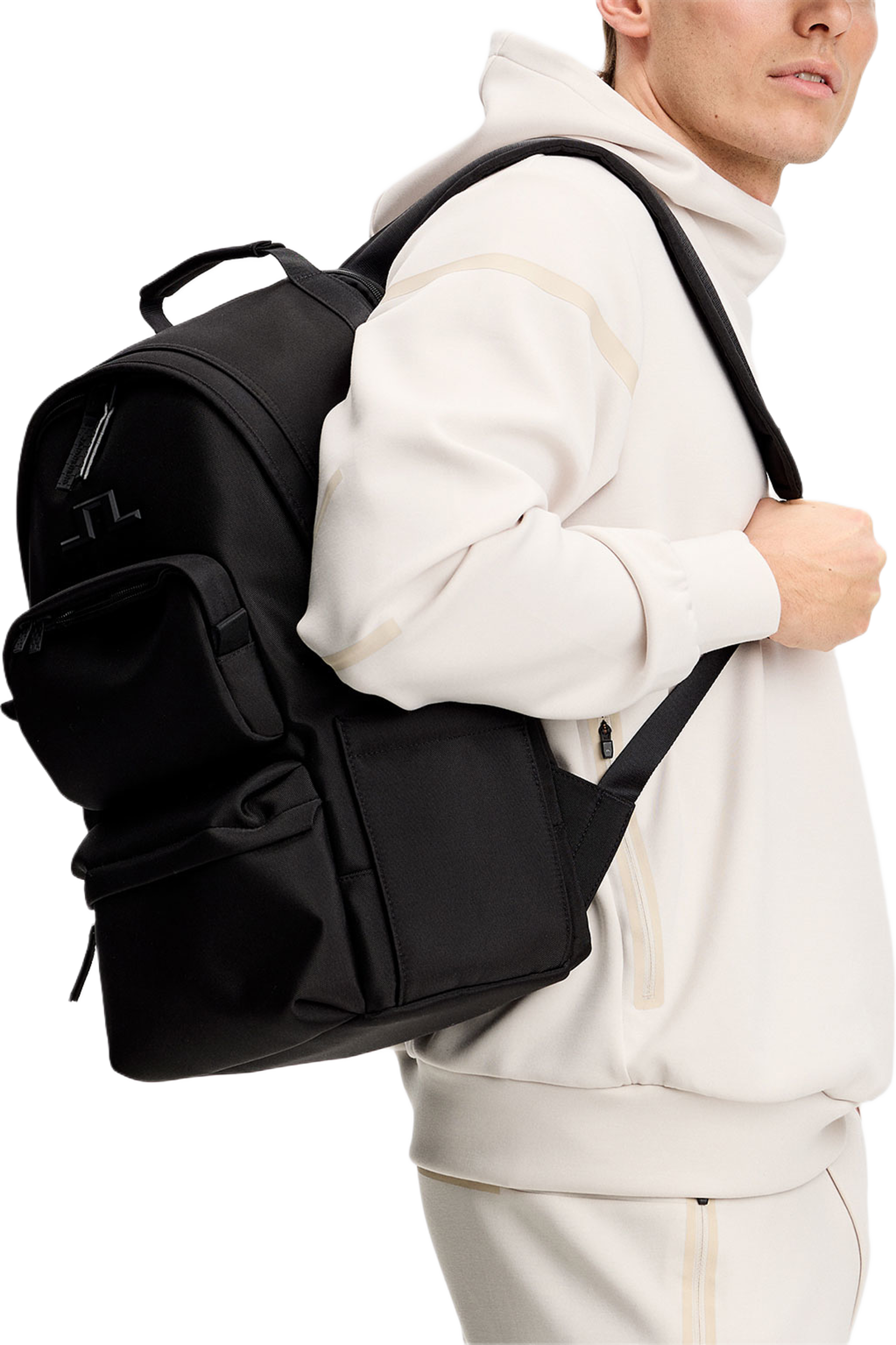 Cooper Daypack, från J.Lindeberg, i färgen Black. Klicka för att öppna bilden i stort format