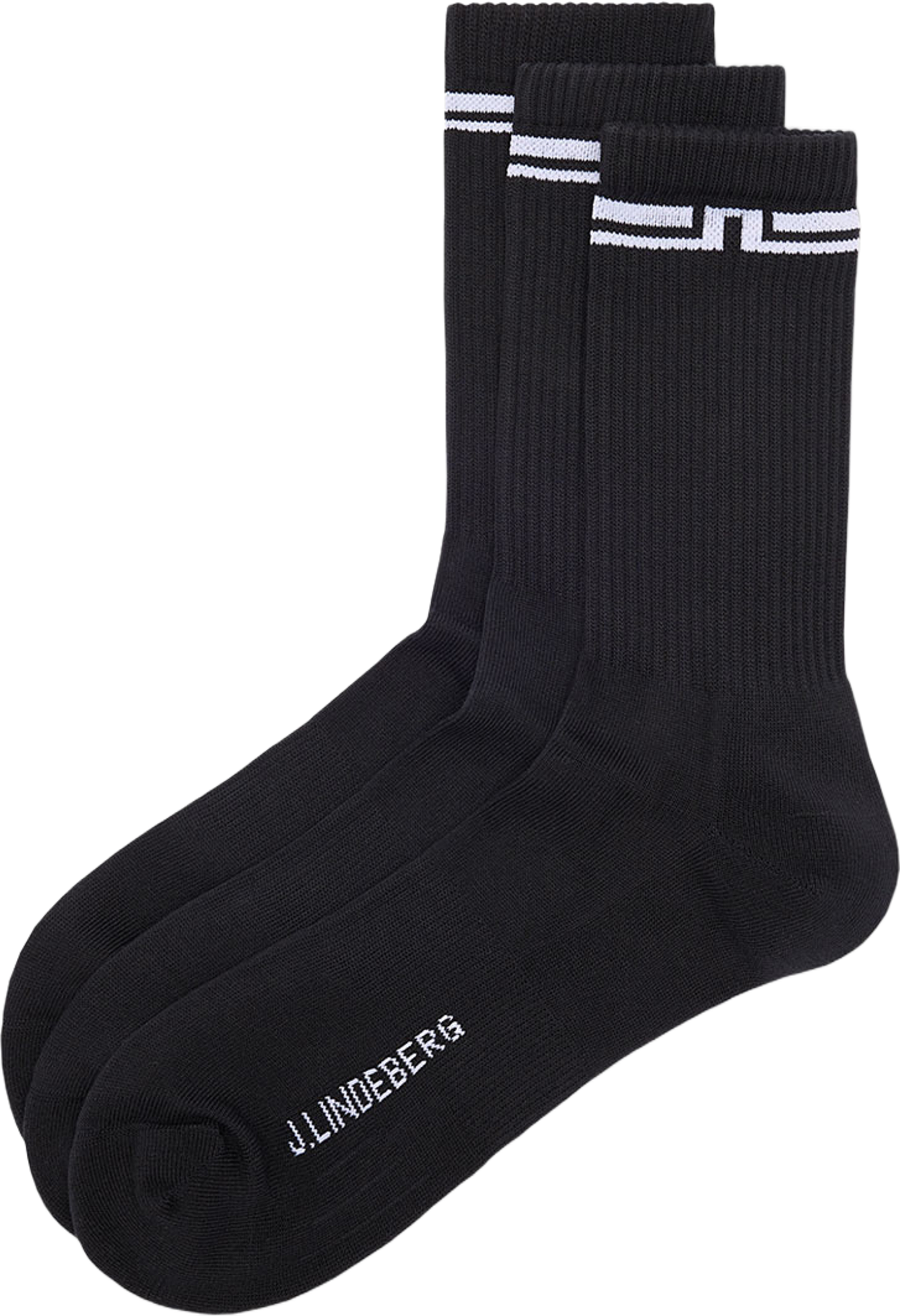 Johnson Tube Sock 3P, från J.Lindeberg, i färgen Black. Klicka för att öppna bilden i stort format