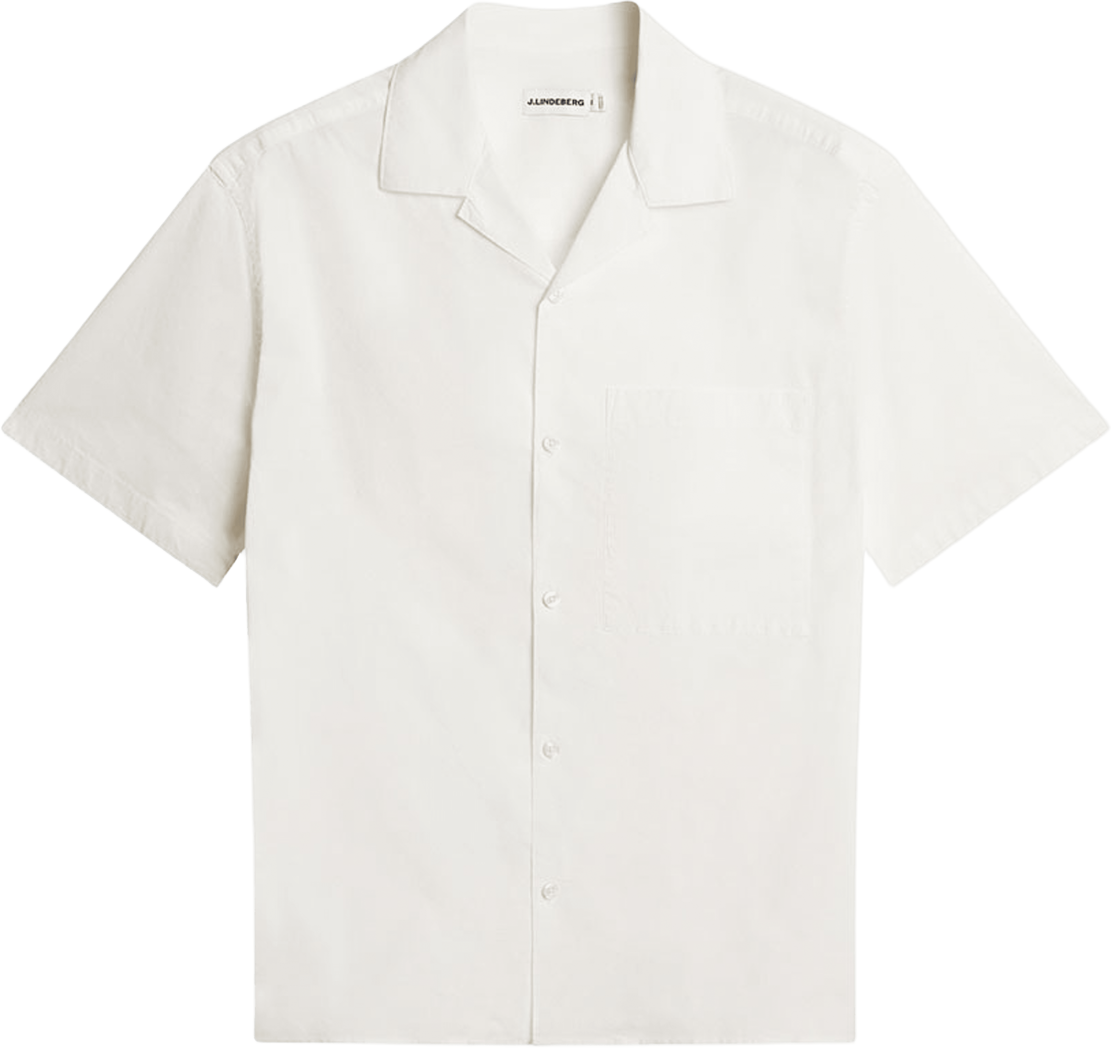 Ellis Cotton Resort Shirt, från J.Lindeberg, i färgen White. Klicka för att öppna bilden i stort format